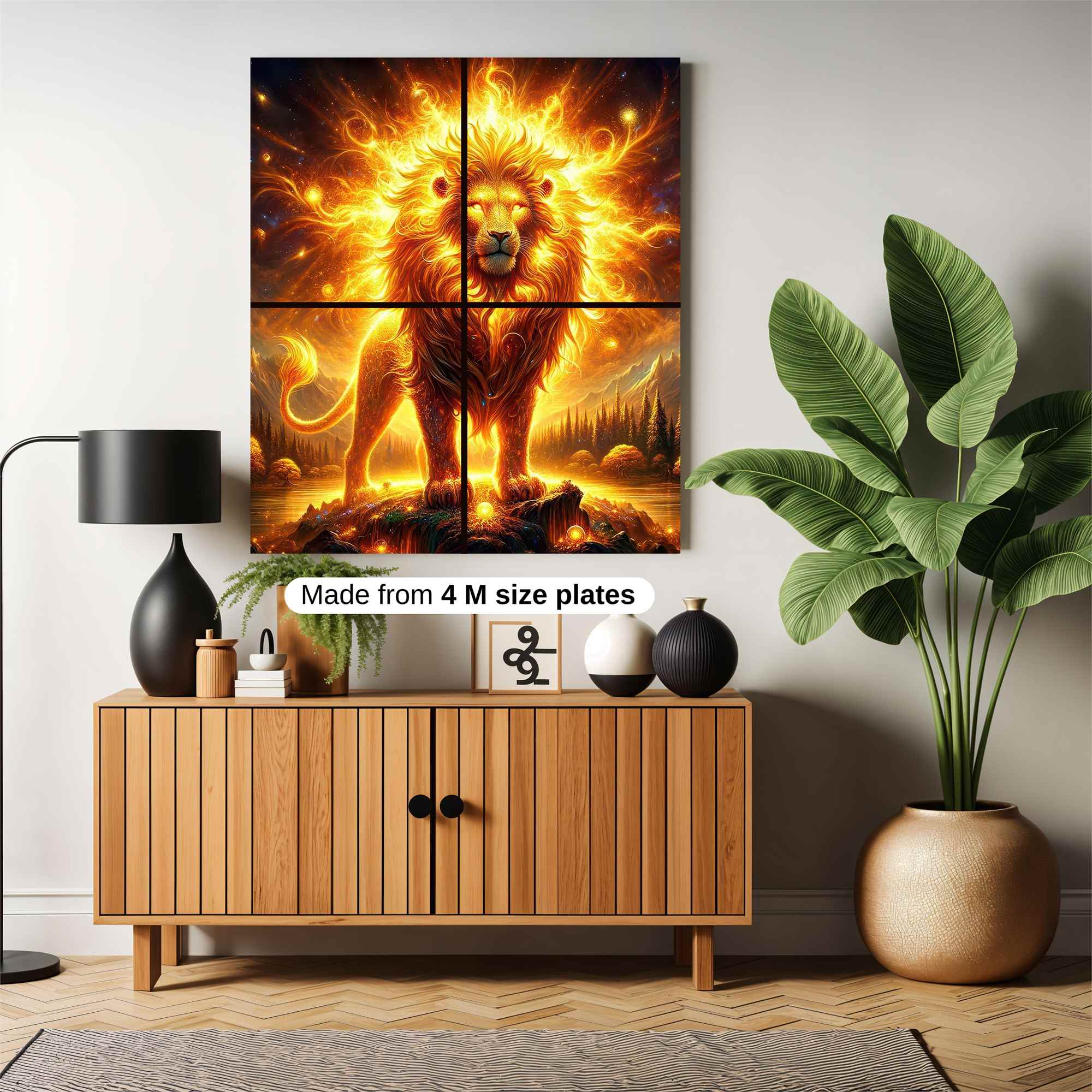 Lion Radiance Safe Wall Magnetic / M