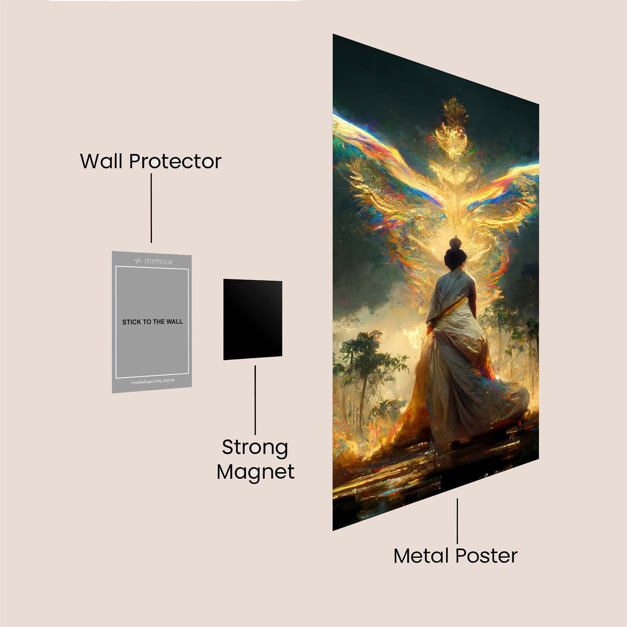 Phoenix Ascension Safe Wall Magnetic / M