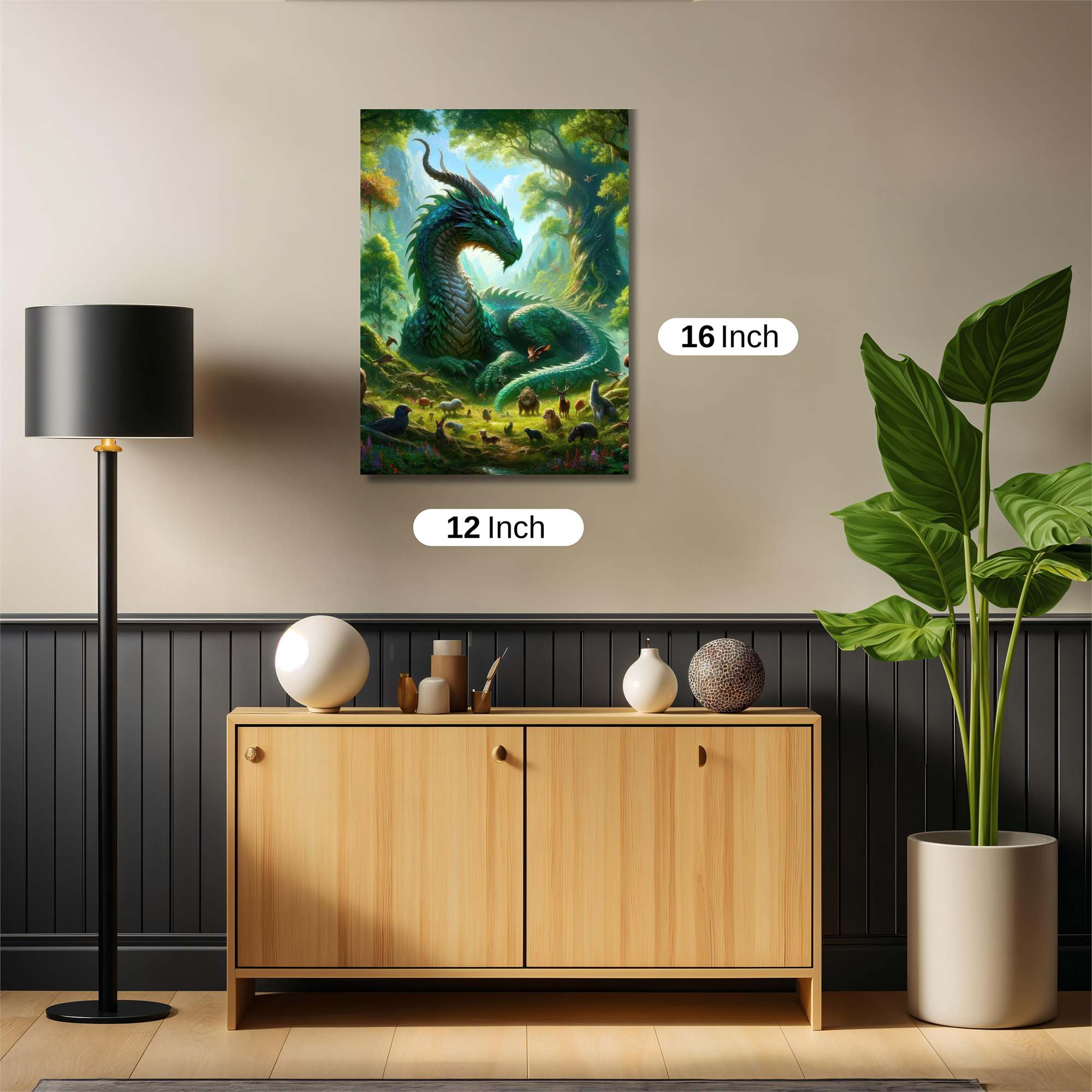 Dragon Serenity Safe Wall Magnetic / M