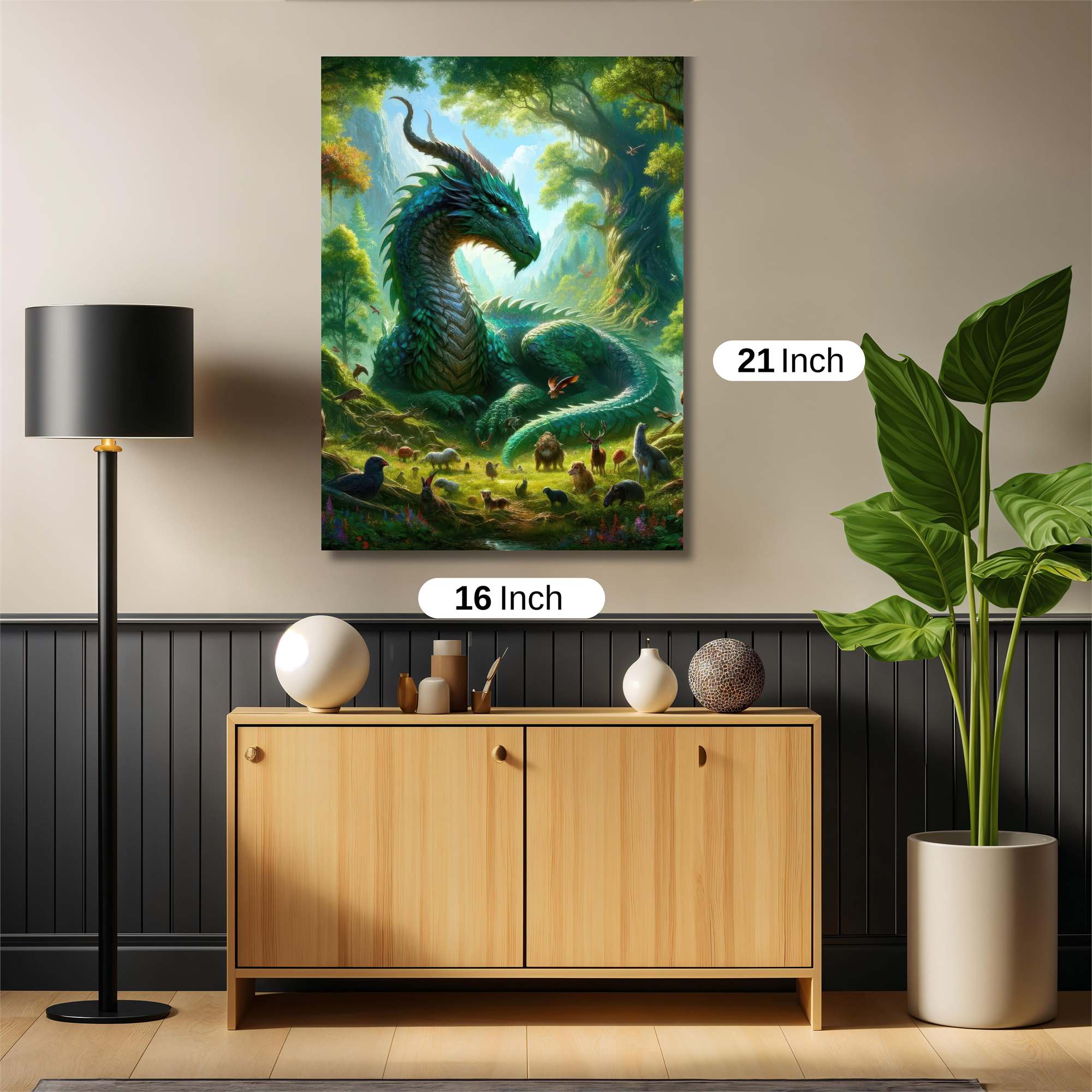 Dragon Serenity Safe Wall Magnetic / M