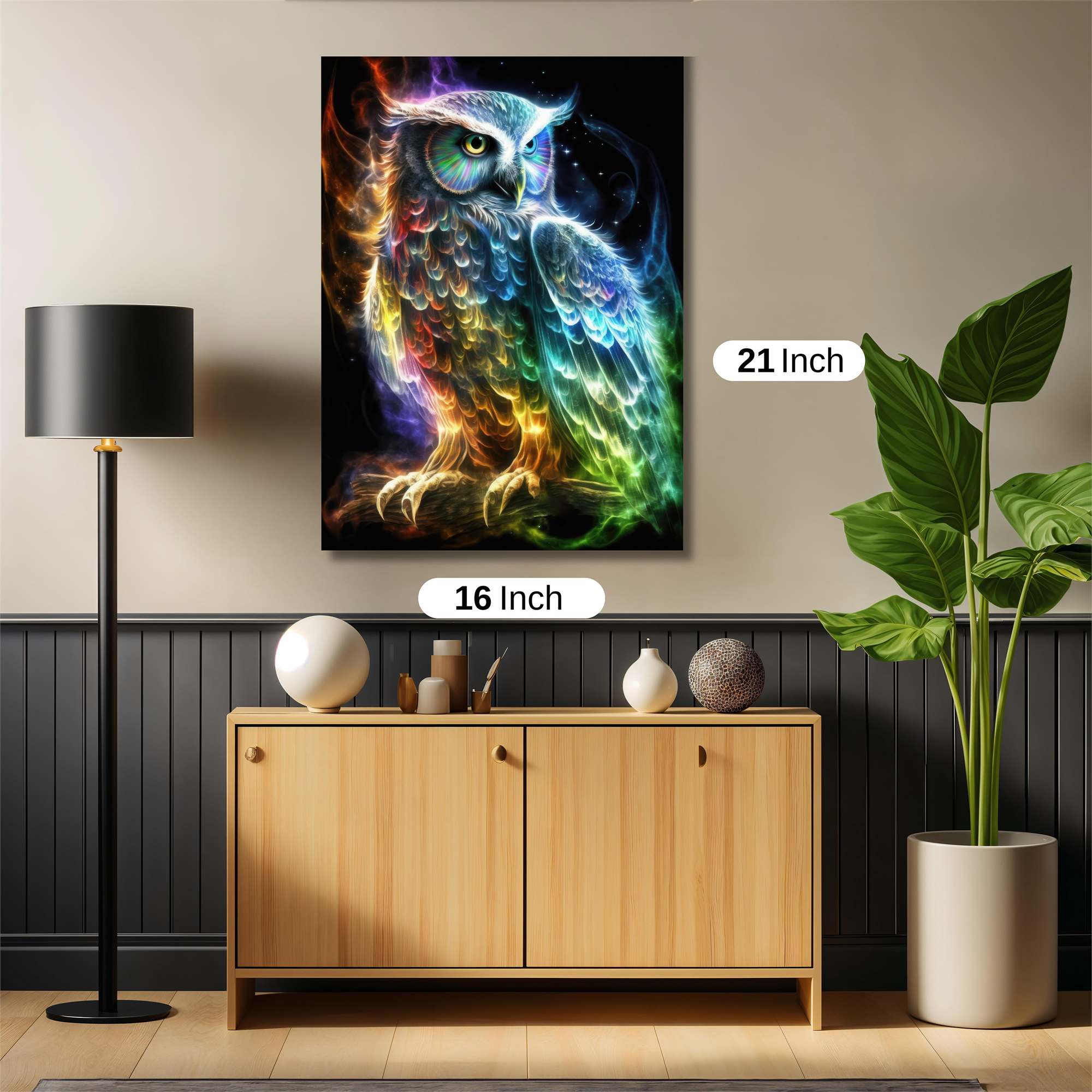 Owl Radiance Safe Wall Magnetic / M