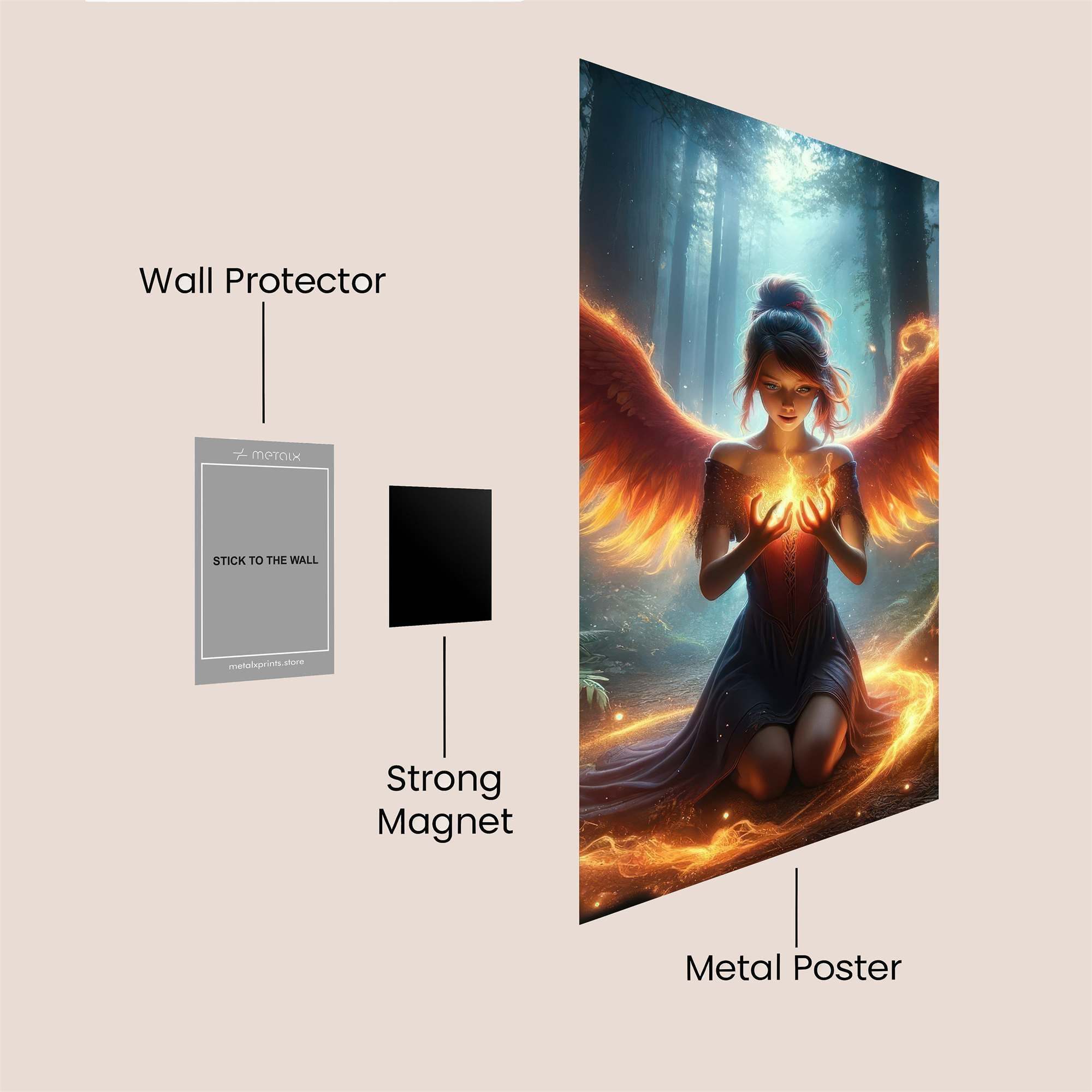 Phoenix Serenity Safe Wall Magnetic / M