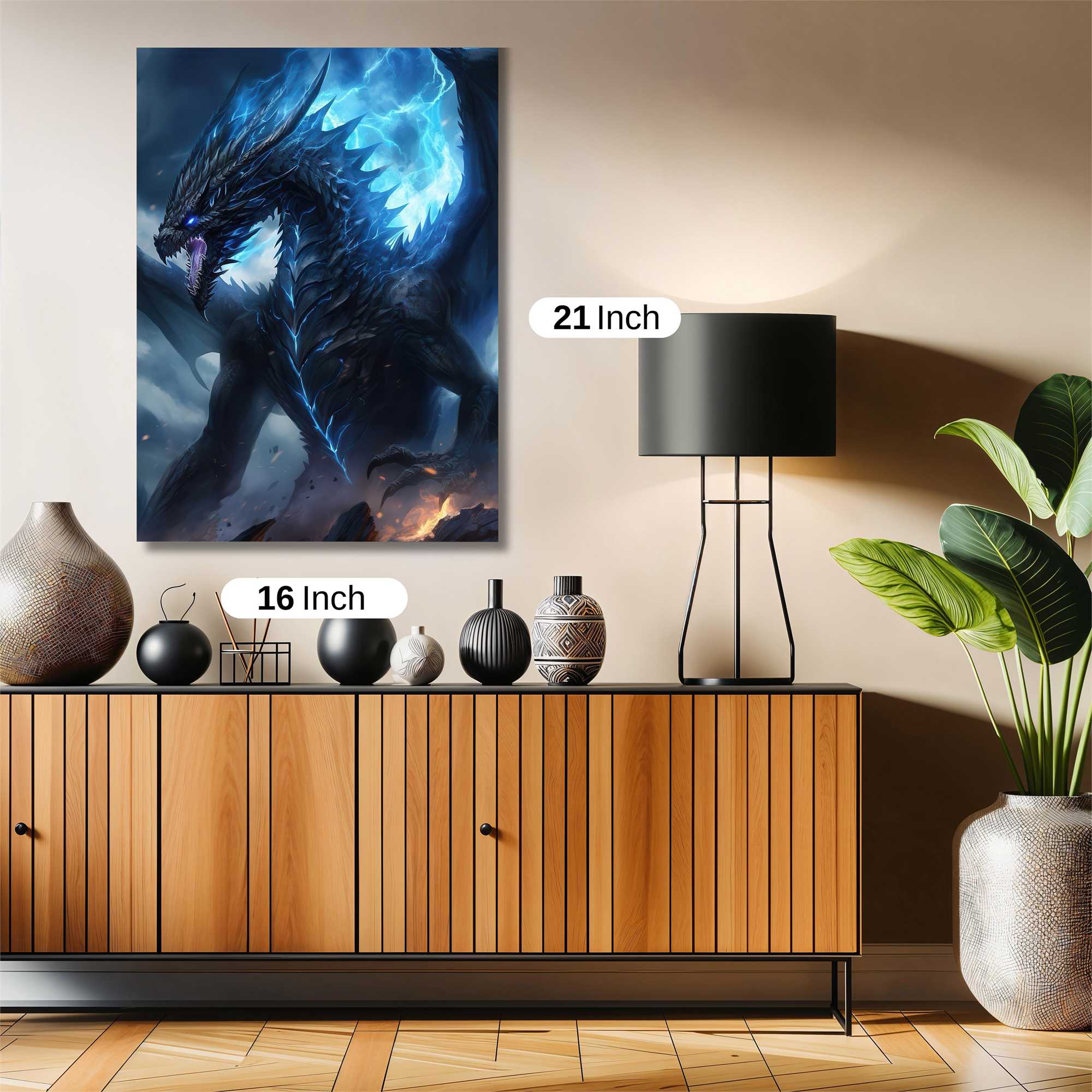 Thunderstorm Dragon Safe Wall Magnetic / M