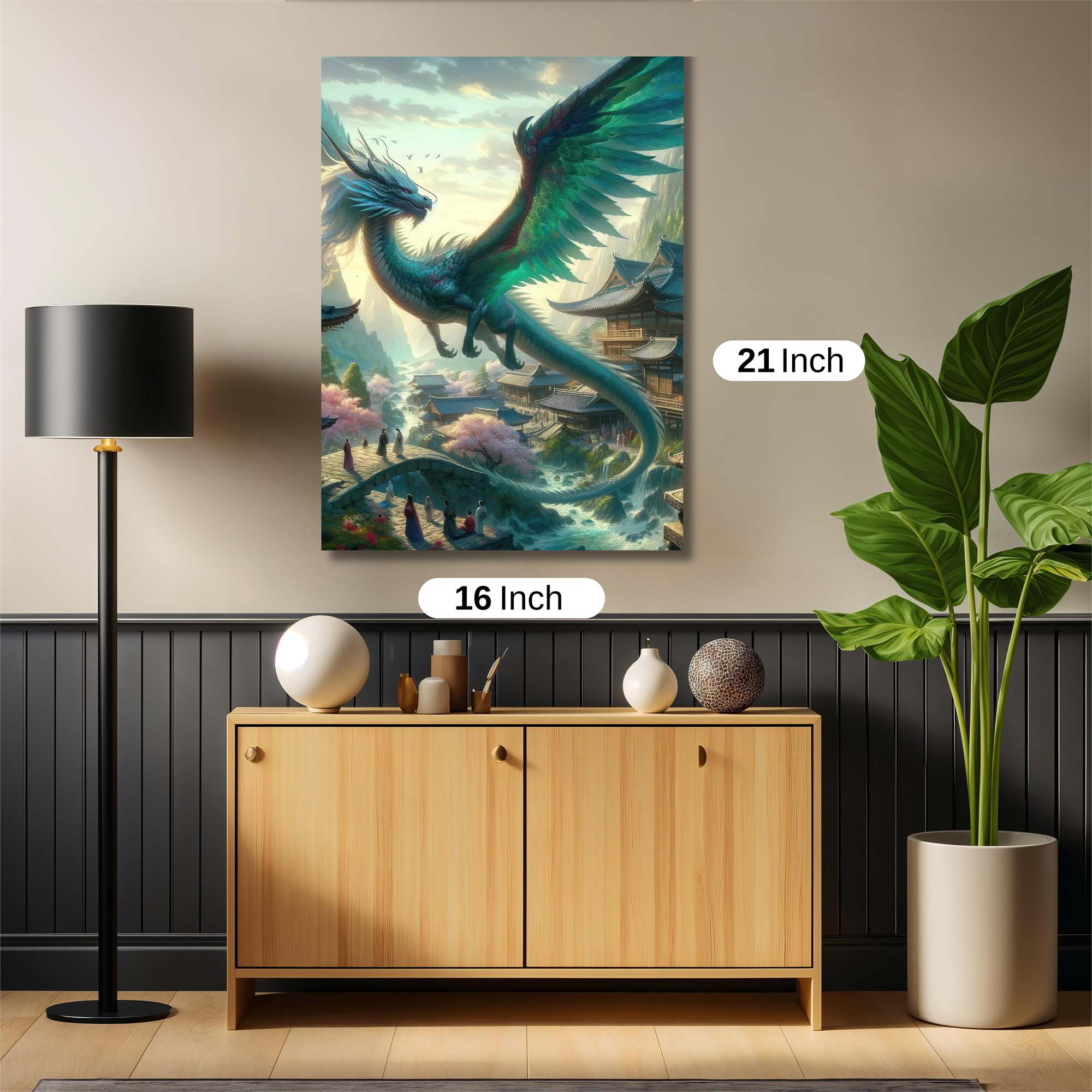 Azure Serenity Safe Wall Magnetic / M