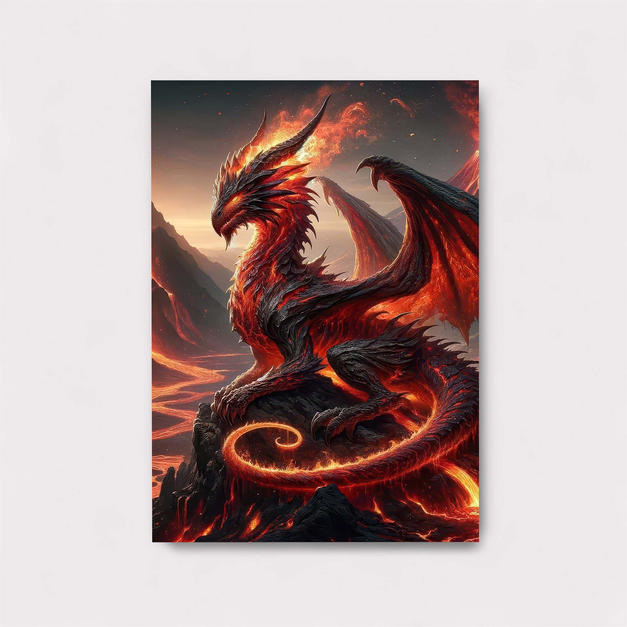 Draco Inferno Safe Wall Magnetic / M