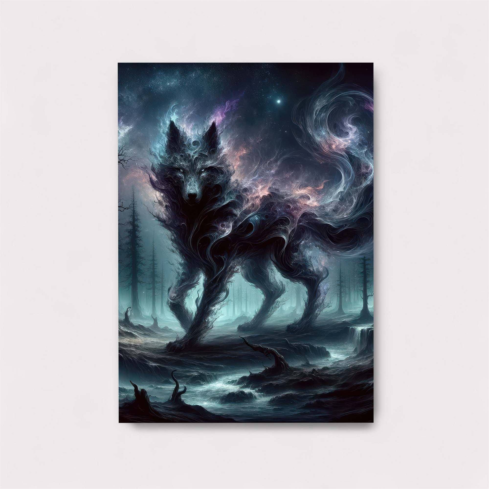 Cosmic Wolf Safe Wall Magnetic / M