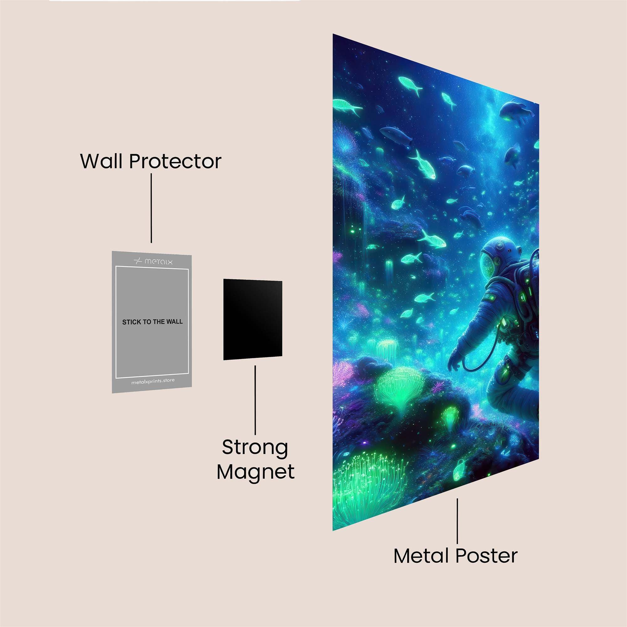 Neon Odyssey Safe Wall Magnetic / M