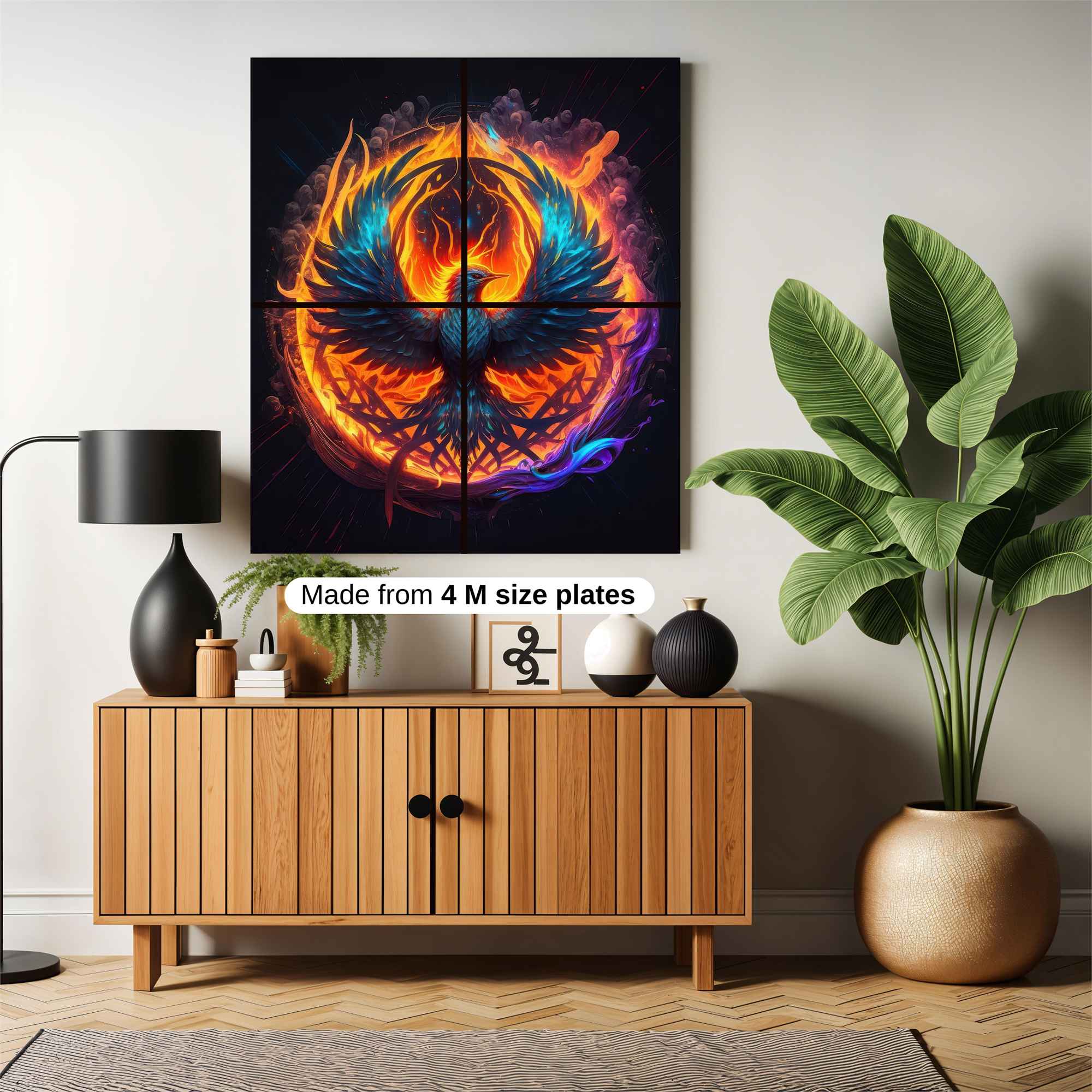 Phoenix Rebirth Safe Wall Magnetic / M