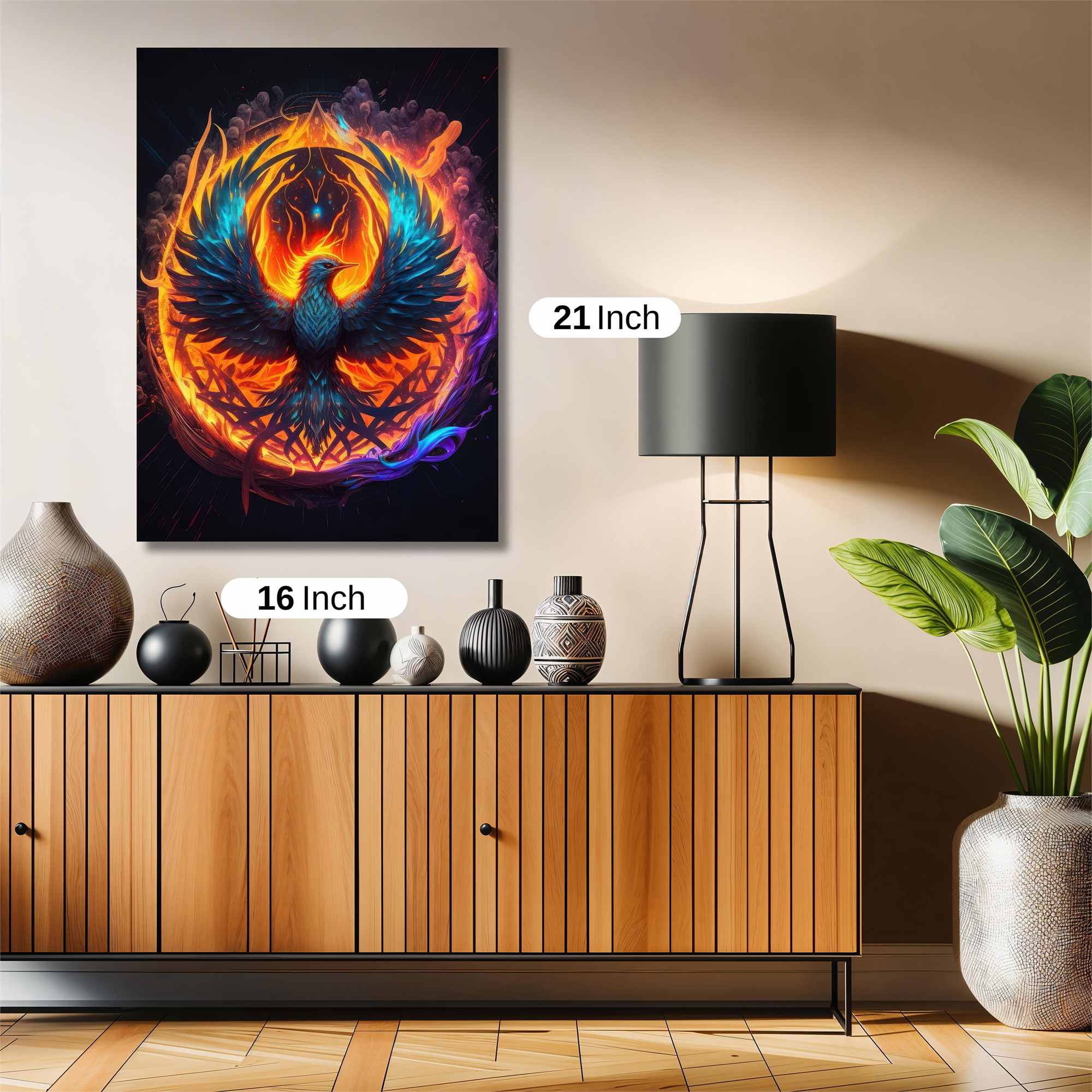 Phoenix Rebirth Safe Wall Magnetic / M