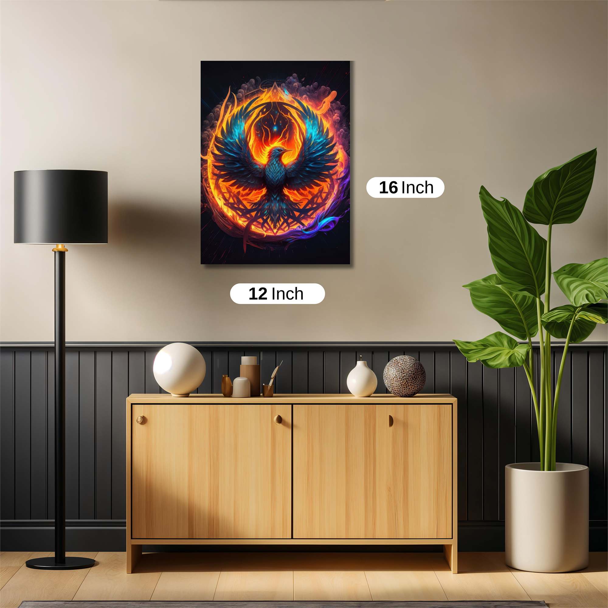 Phoenix Rebirth Safe Wall Magnetic / M