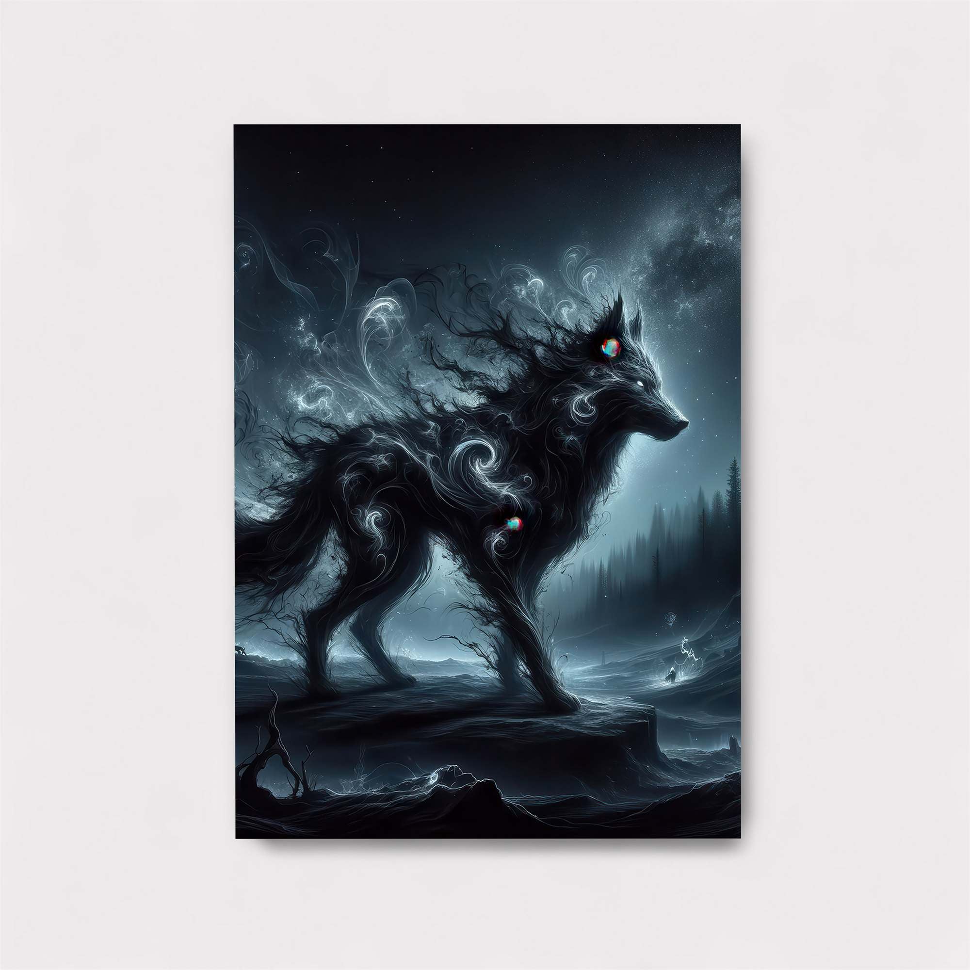 Mystic Wolf Safe Wall Magnetic / M