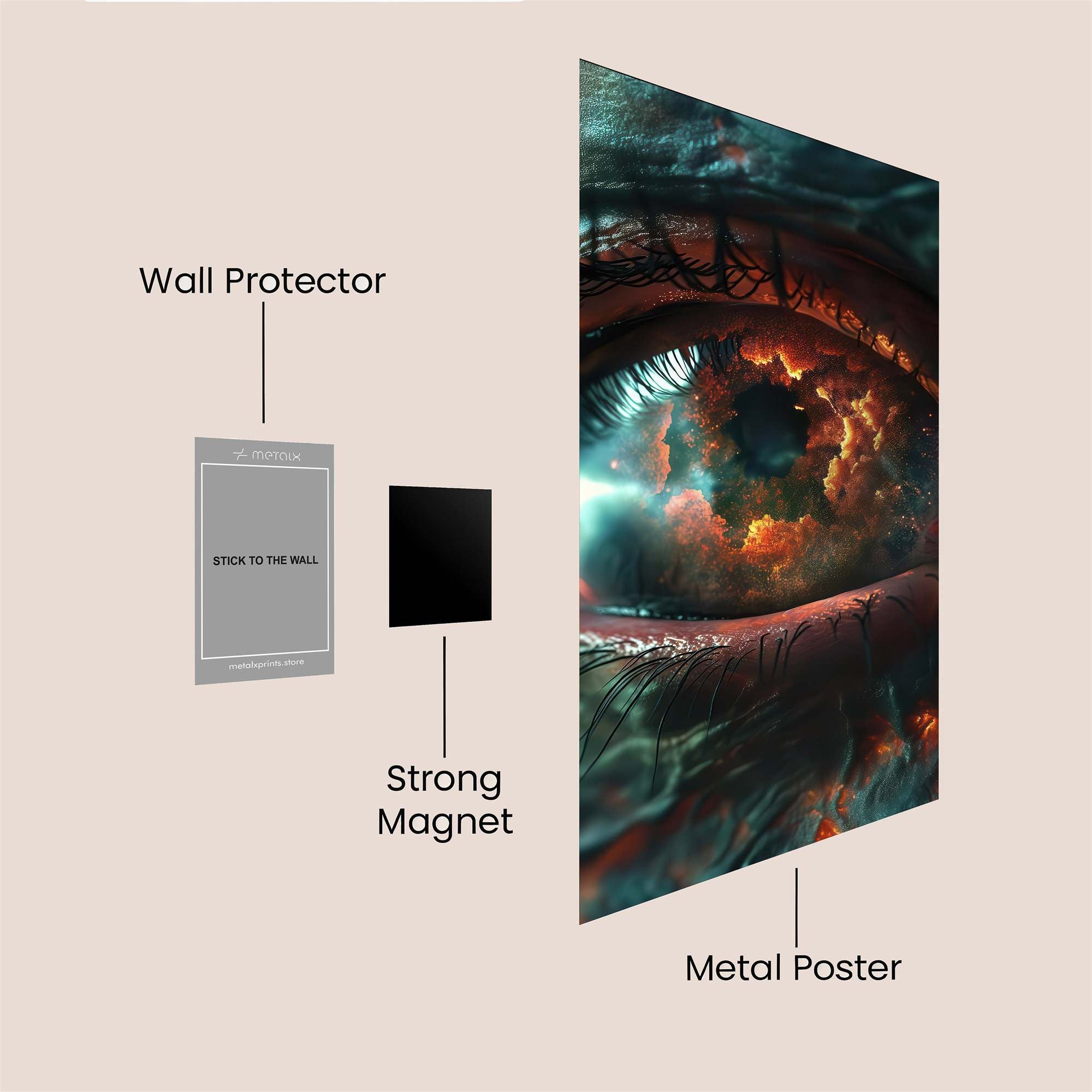 Cosmic Fury Safe Wall Magnetic / M
