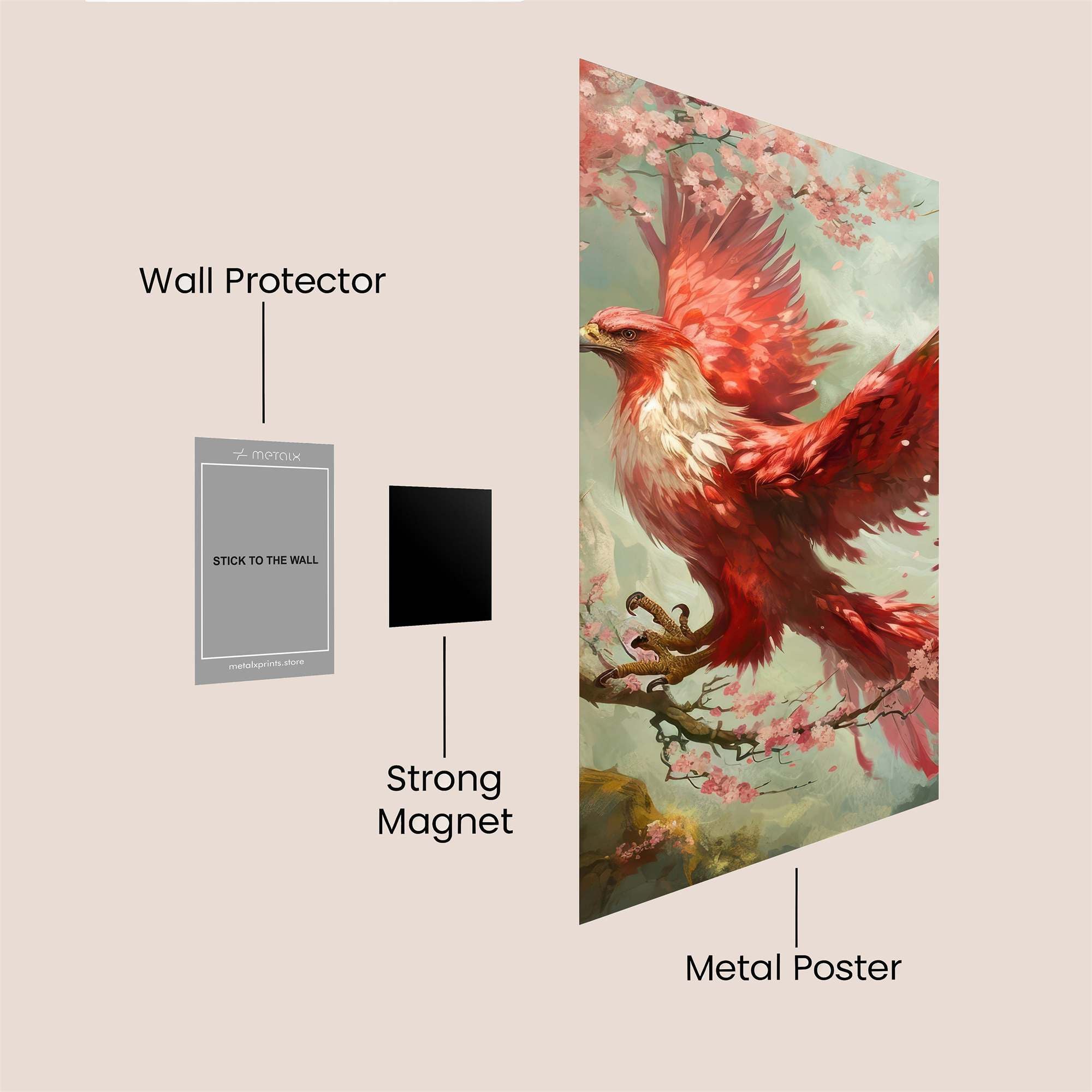 Phoenix Serenity Safe Wall Magnetic / M