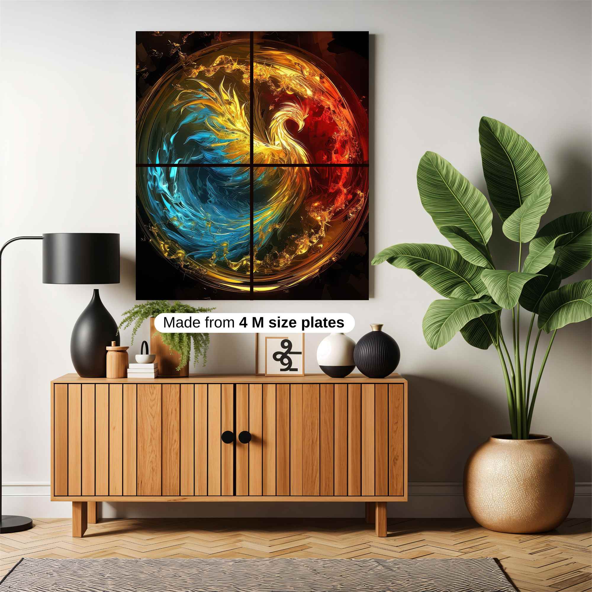 Phoenix Rebirth Safe Wall Magnetic / M