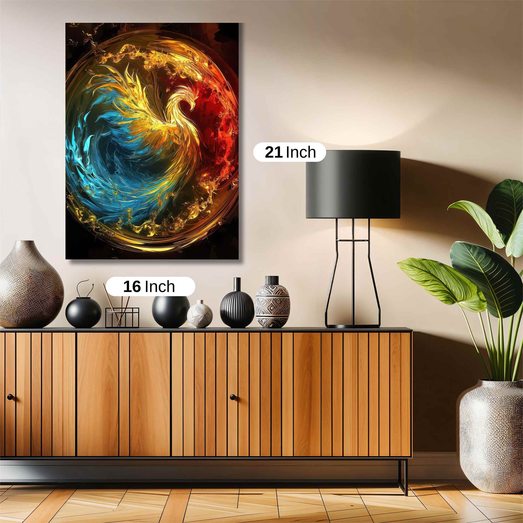 Phoenix Rebirth Safe Wall Magnetic / M