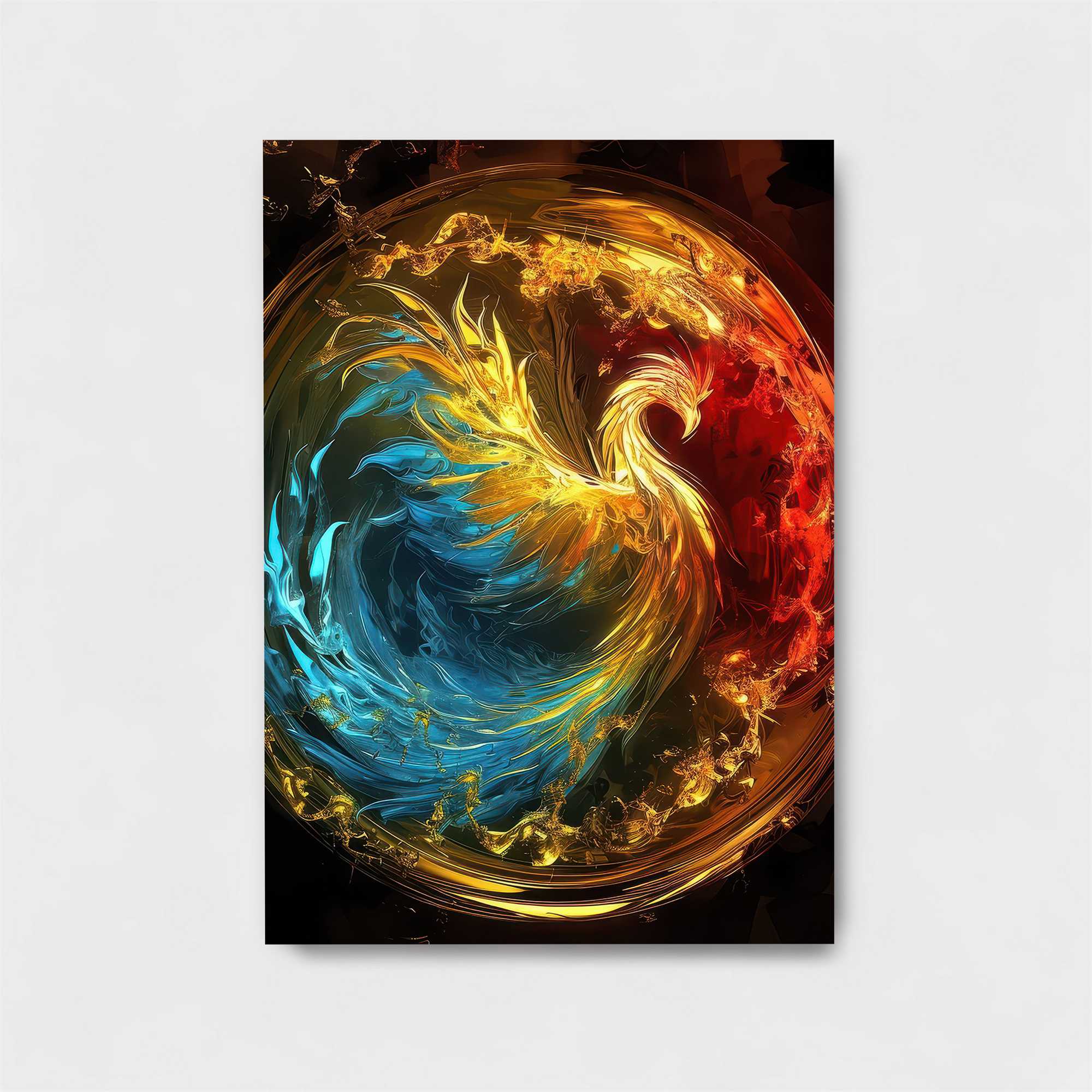 Phoenix Rebirth Safe Wall Magnetic / M
