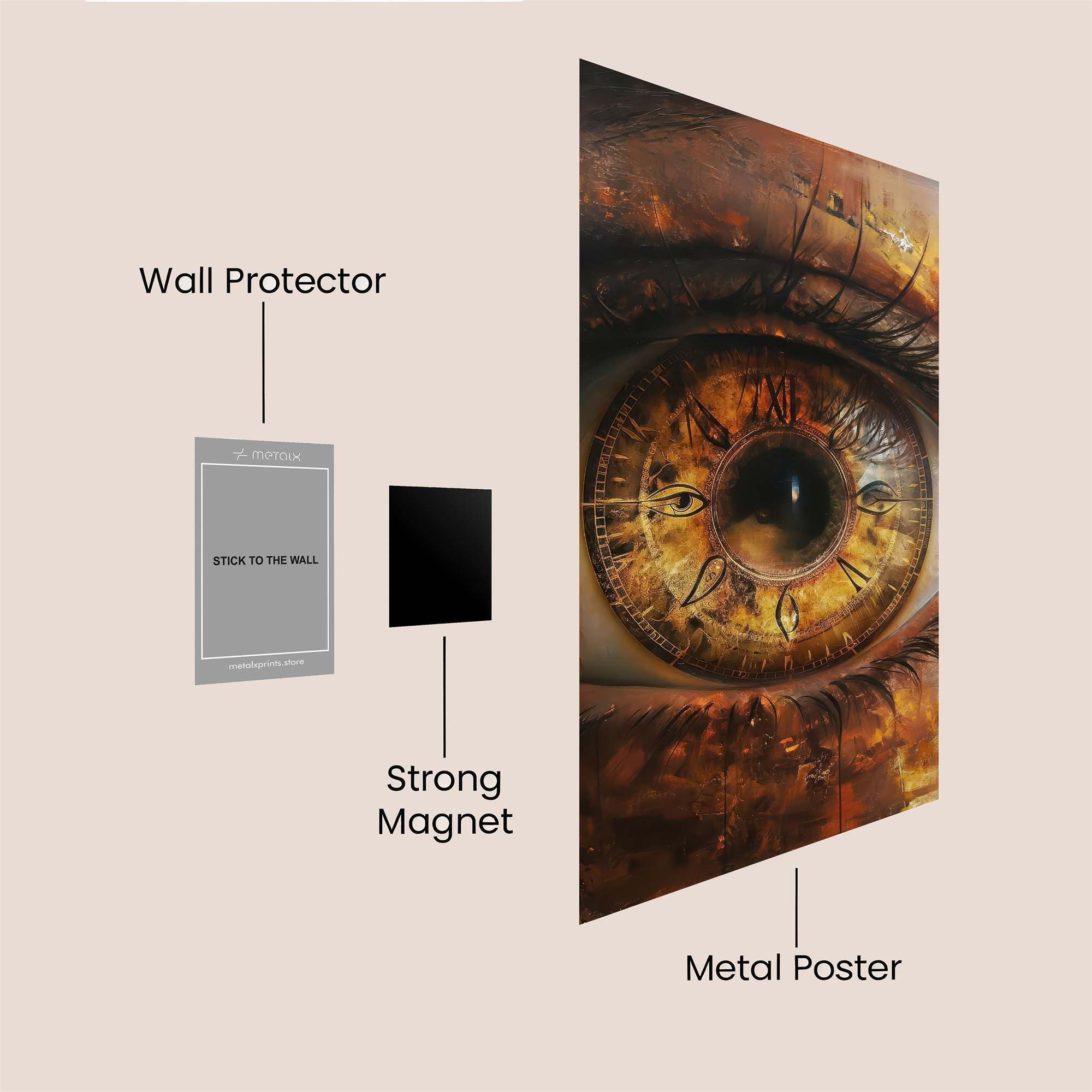 Clockwork Gaze Safe Wall Magnetic / M