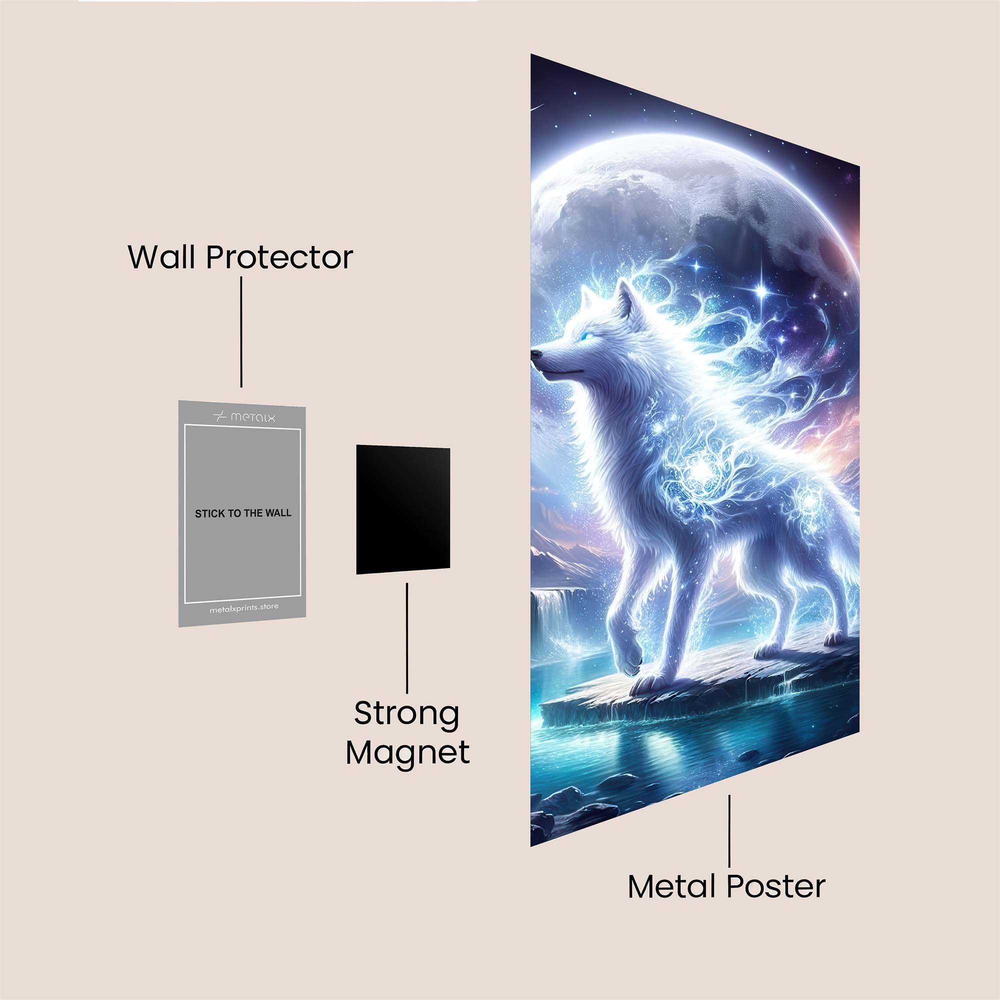 Lunar Enigma Safe Wall Magnetic / M