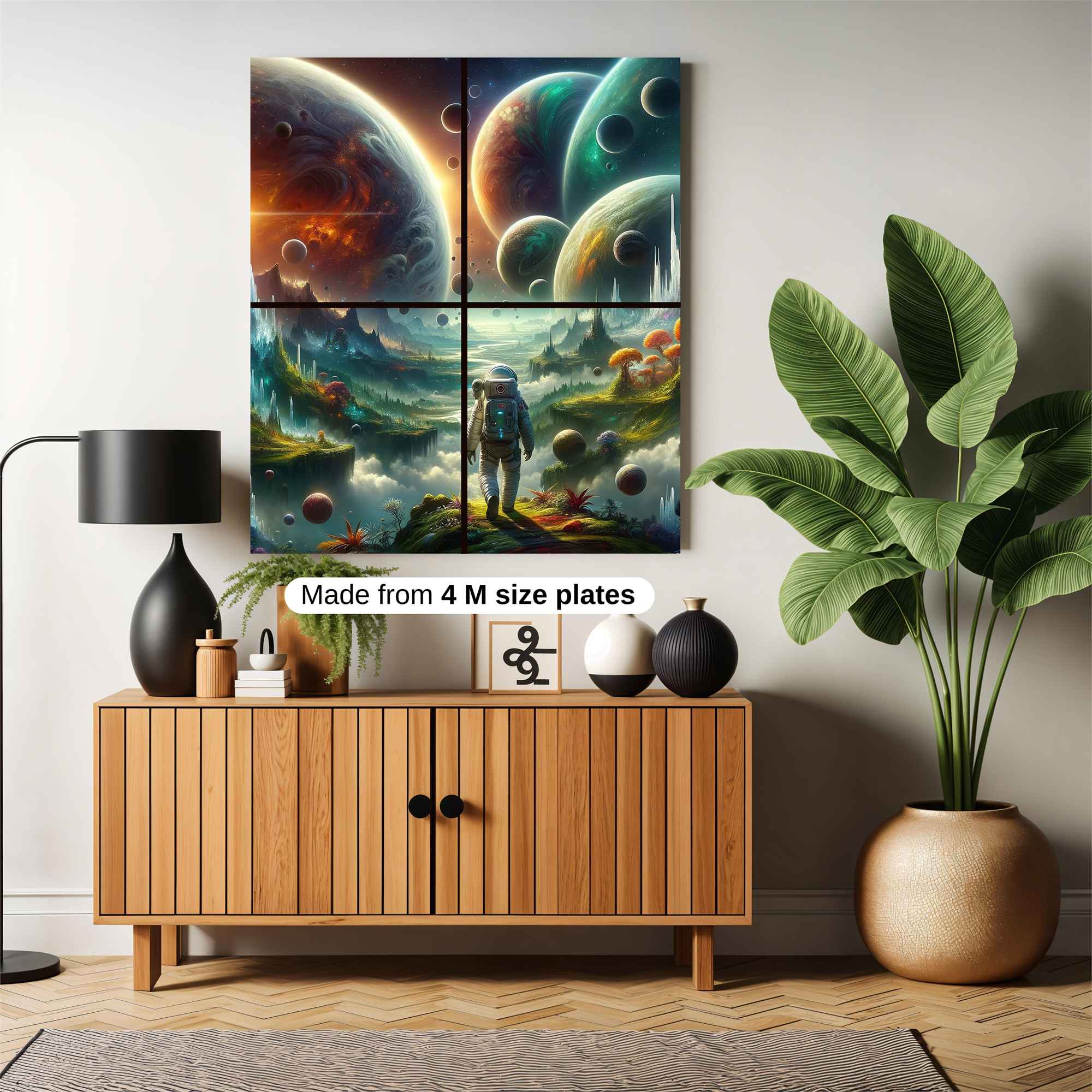 Astronaut Dreamscape Safe Wall Magnetic / M
