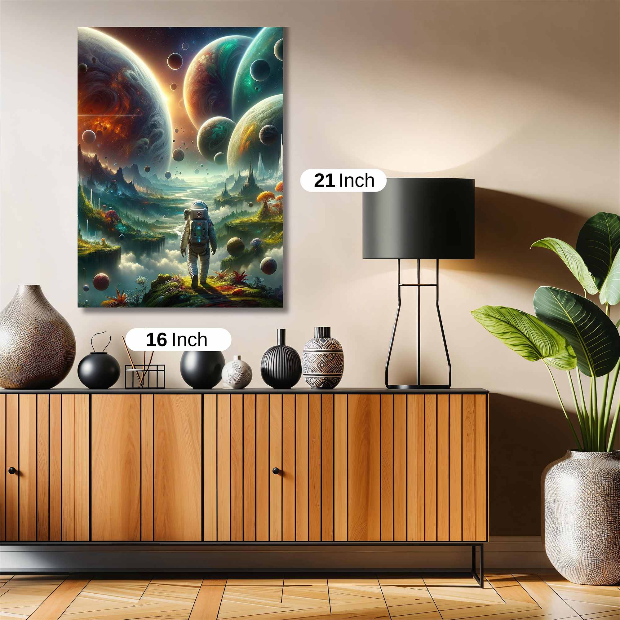 Astronaut Dreamscape Safe Wall Magnetic / M