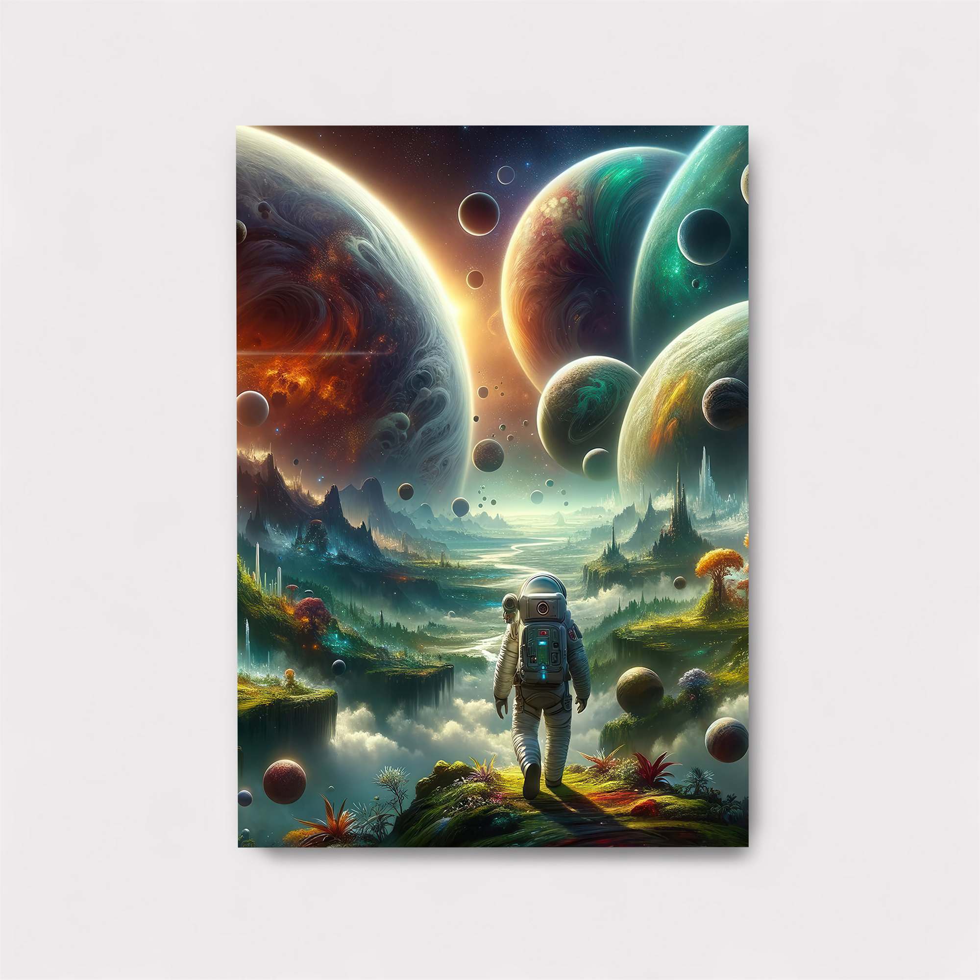 Astronaut Dreamscape Safe Wall Magnetic / M