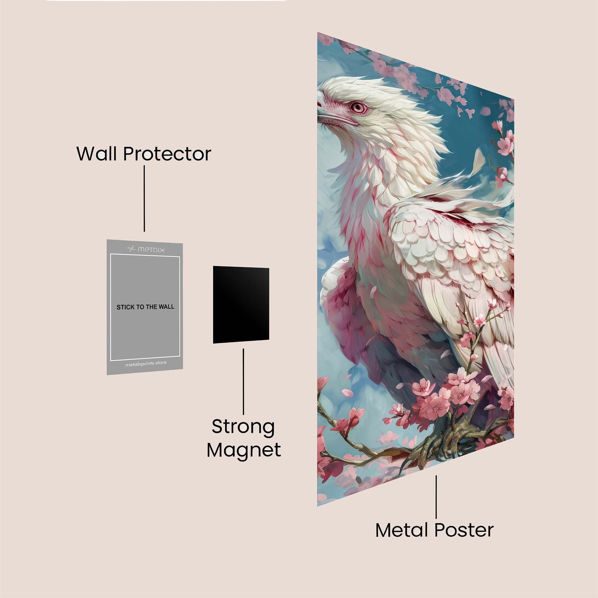 Phoenix Serenity Safe Wall Magnetic / M
