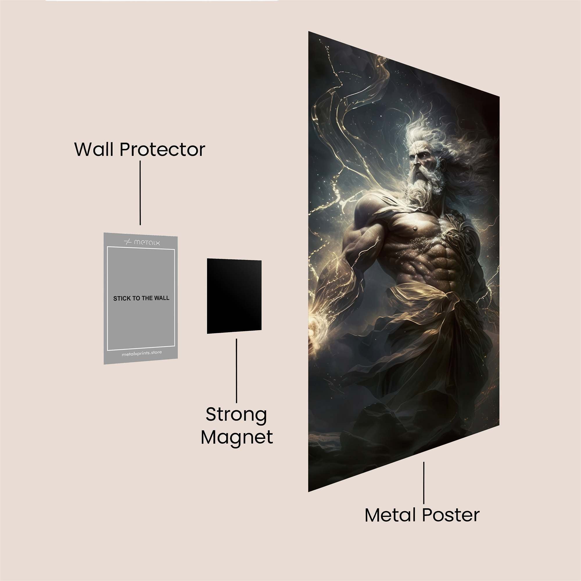 Zeus Majestic Safe Wall Magnetic / M