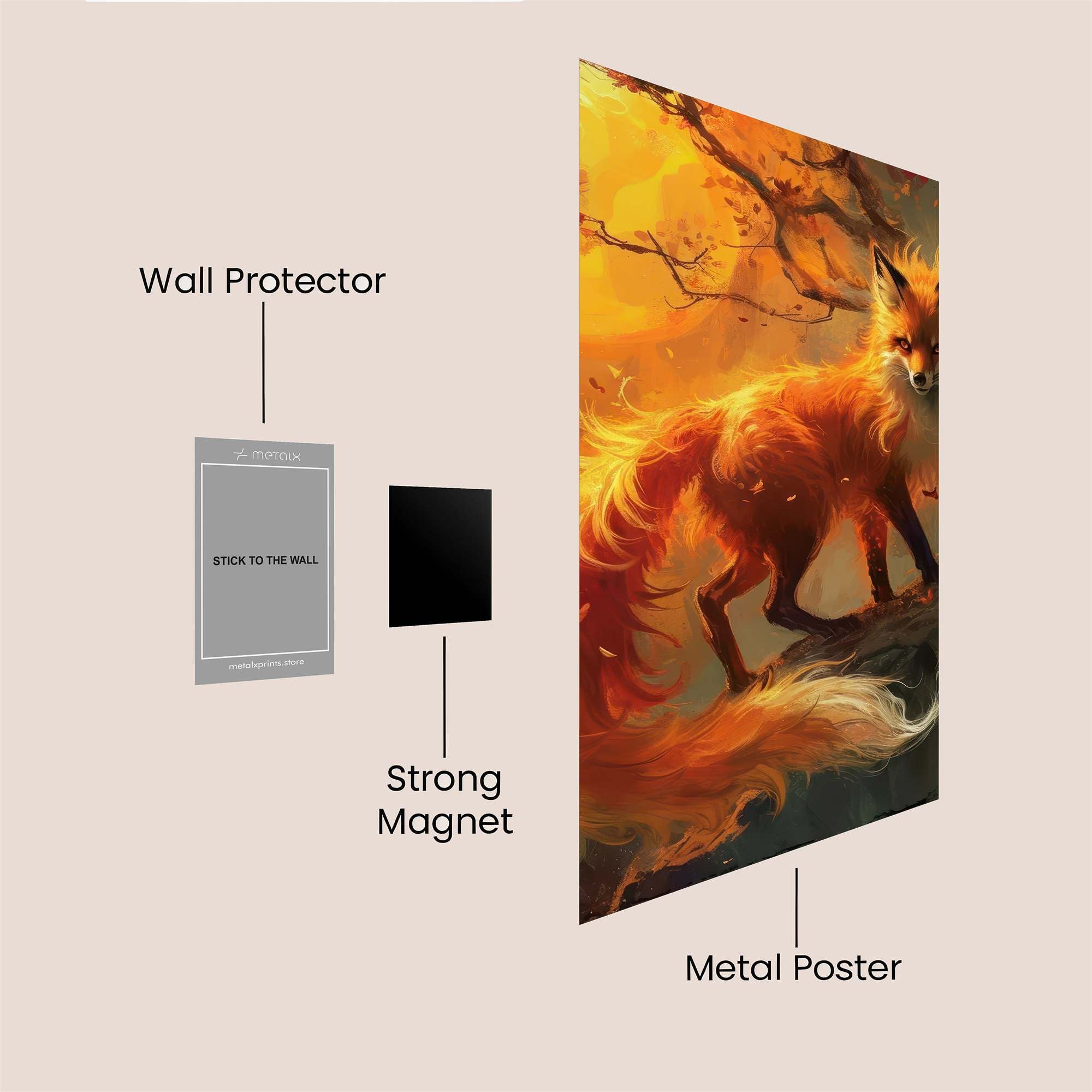 Fox Radiance Safe Wall Magnetic / M