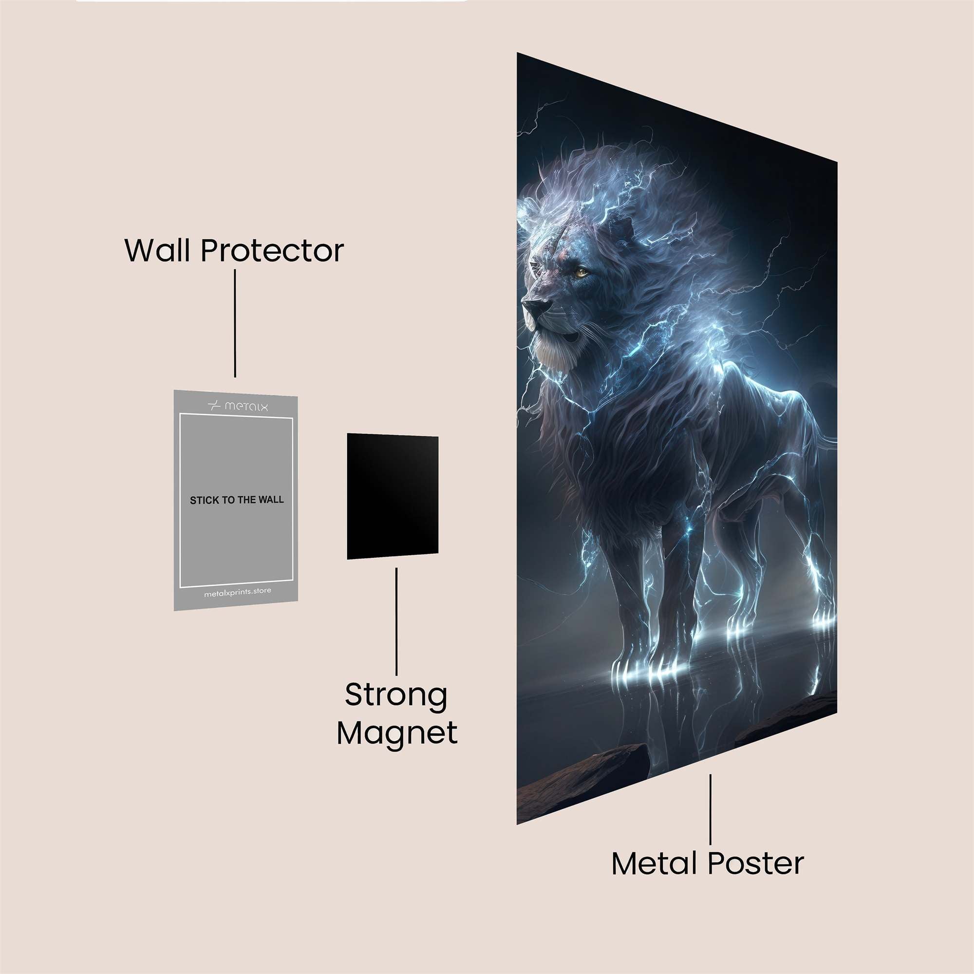 Thunderous Majesty Safe Wall Magnetic / M
