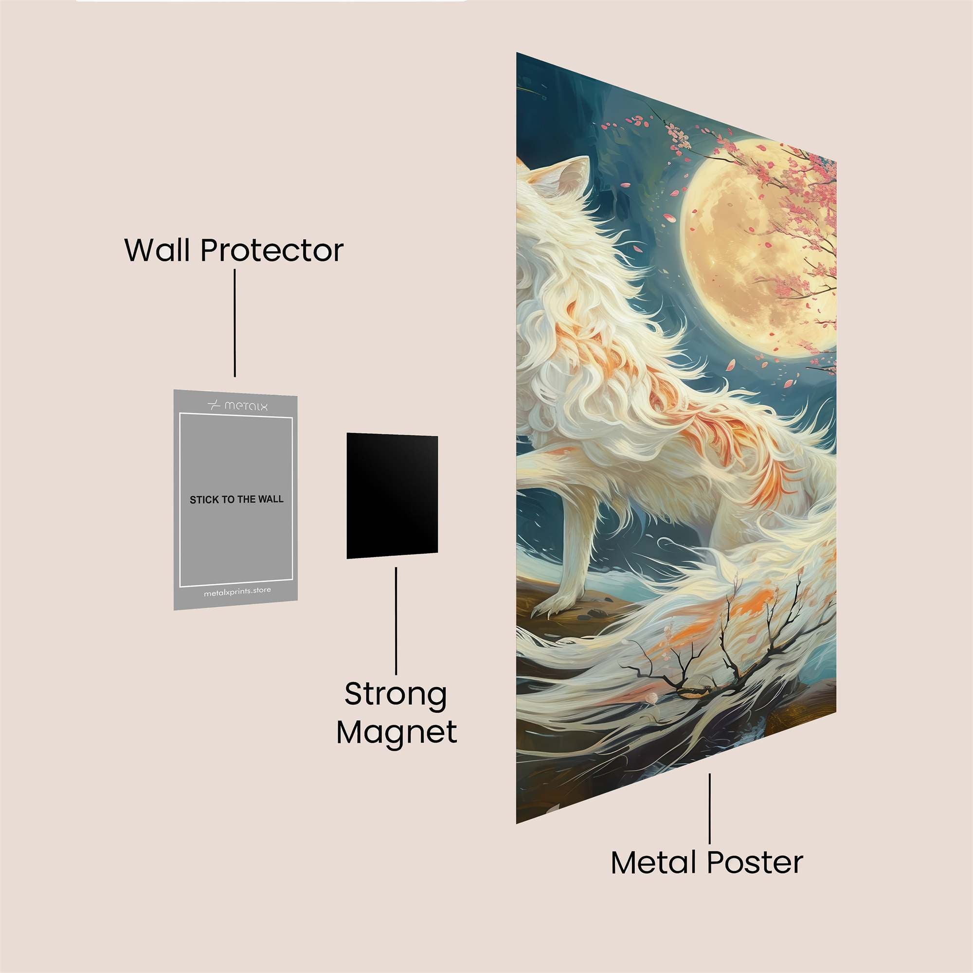 Moonlit Majesty Safe Wall Magnetic / M