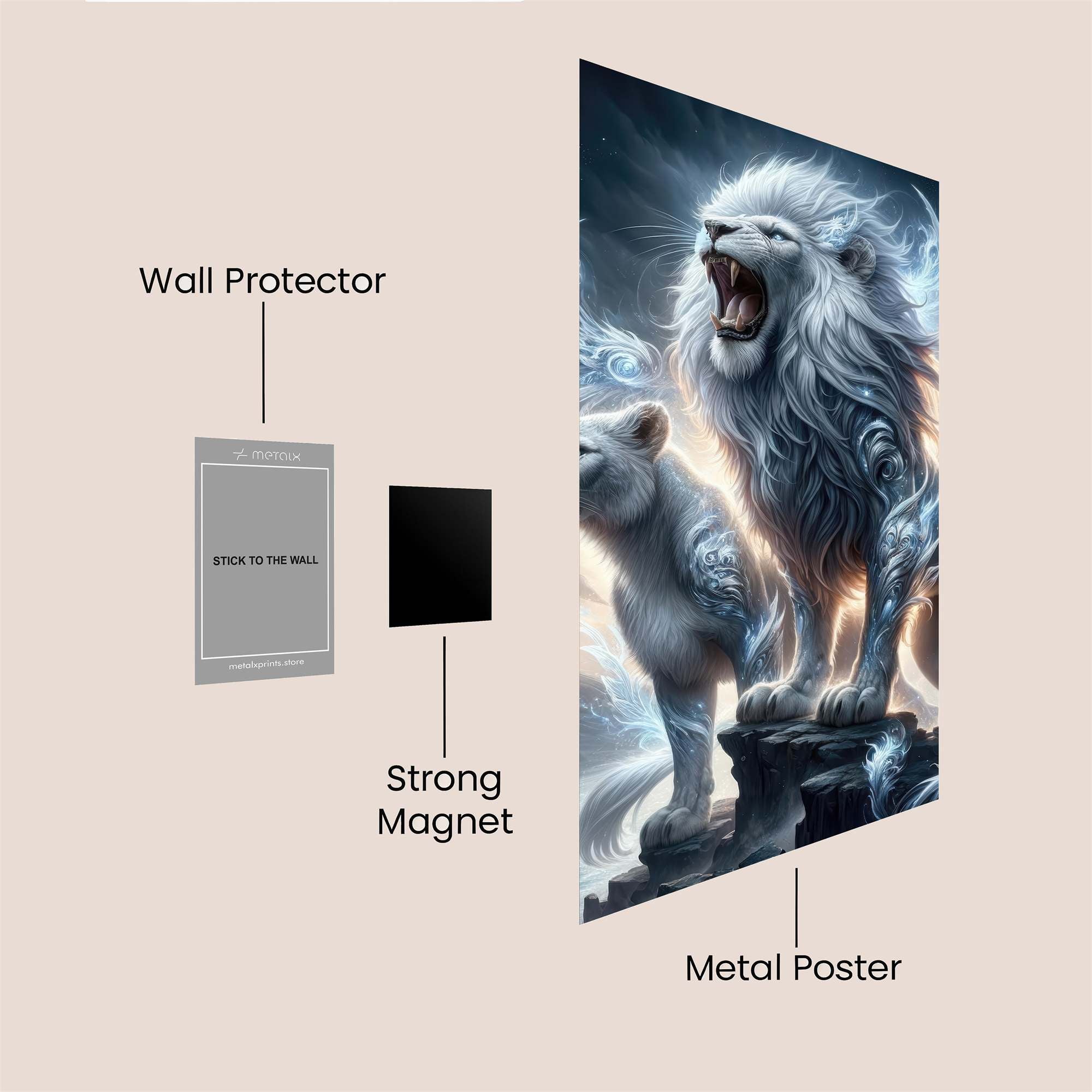 Ethereal Guardians Safe Wall Magnetic / M