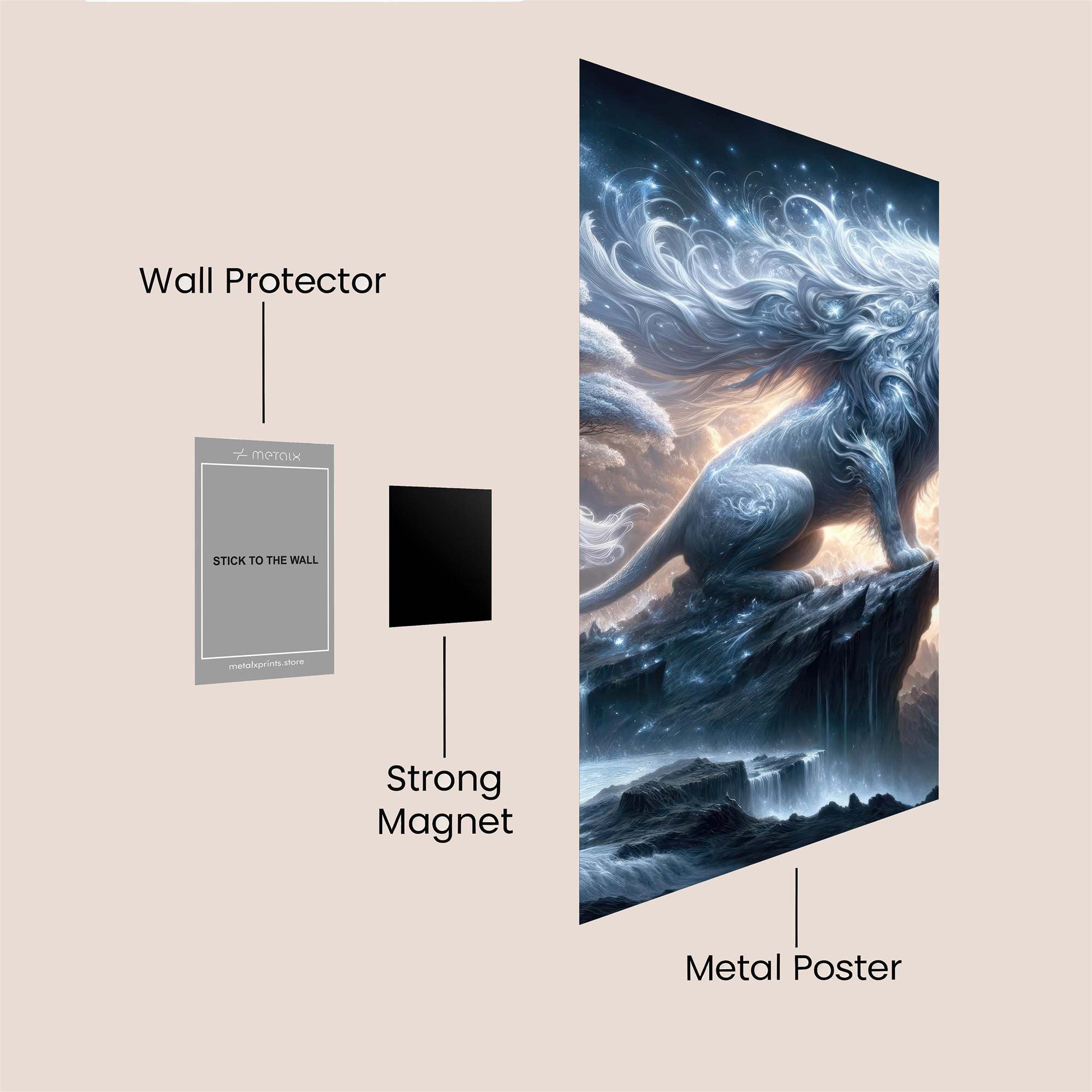 Celestial Roar Safe Wall Magnetic / M