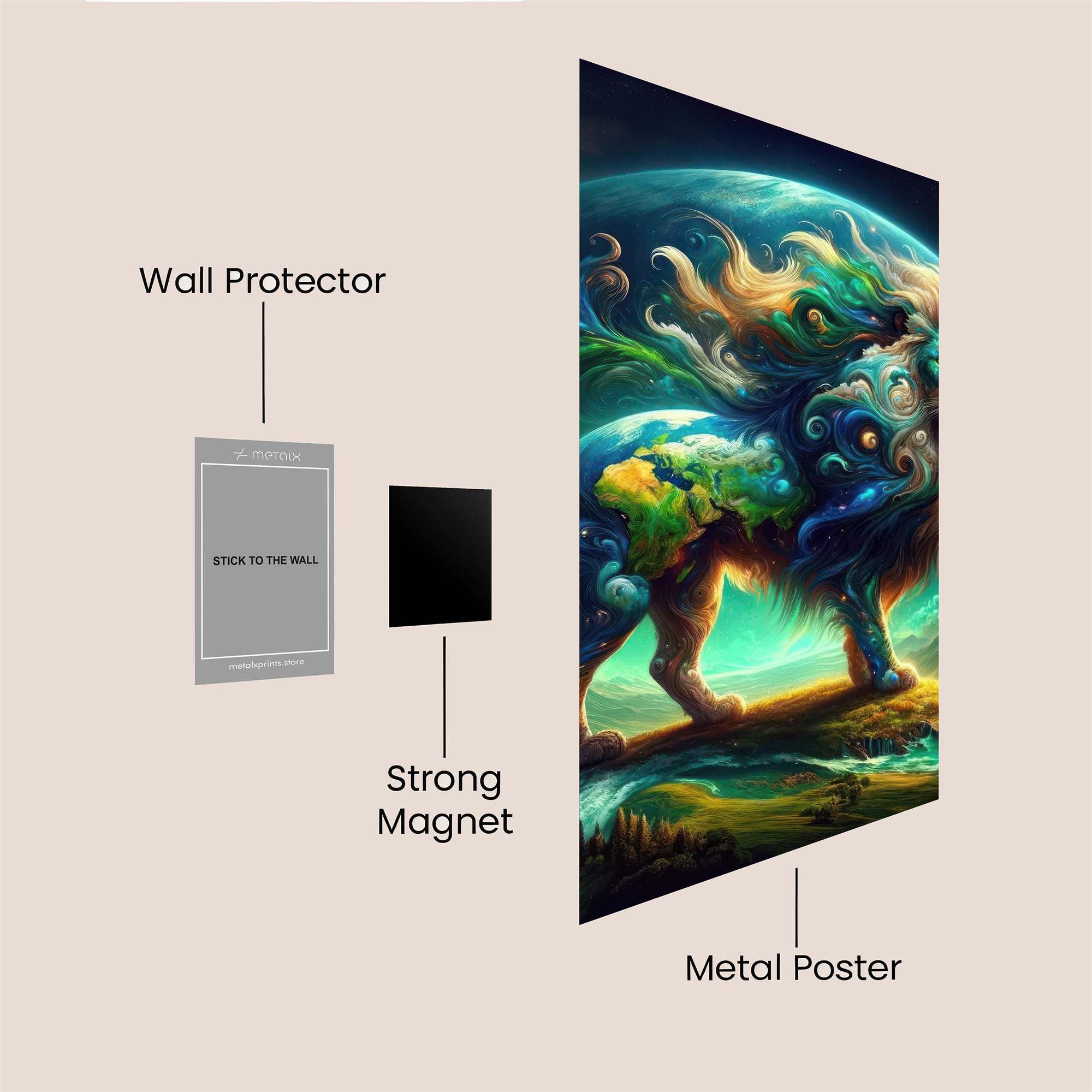 Cosmic Majesty Safe Wall Magnetic / M