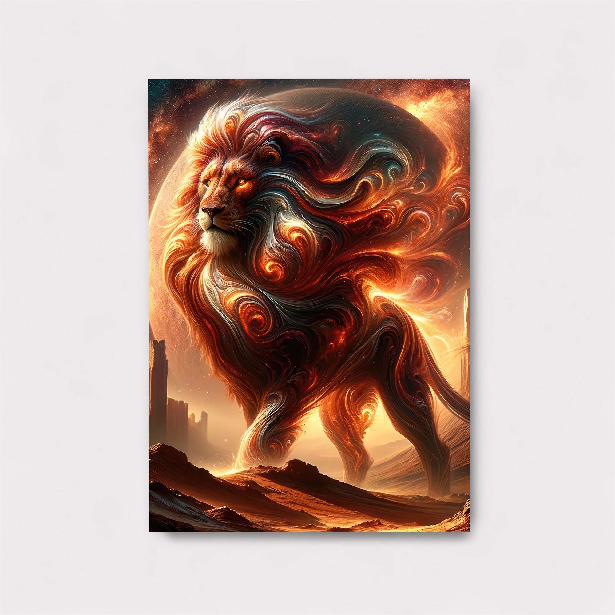 Lion Blaze Safe Wall Magnetic / M