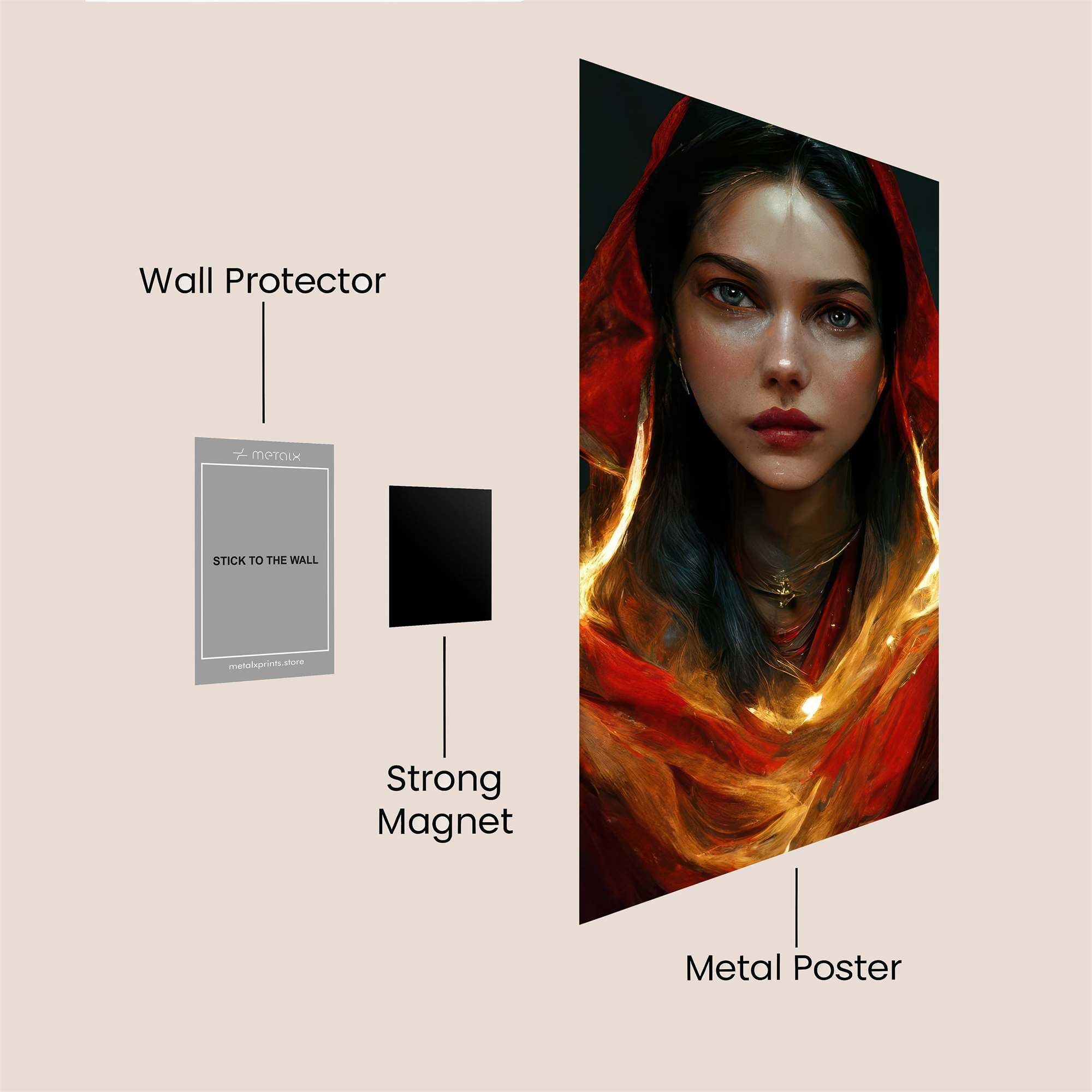 Mystic Glow Safe Wall Magnetic / M