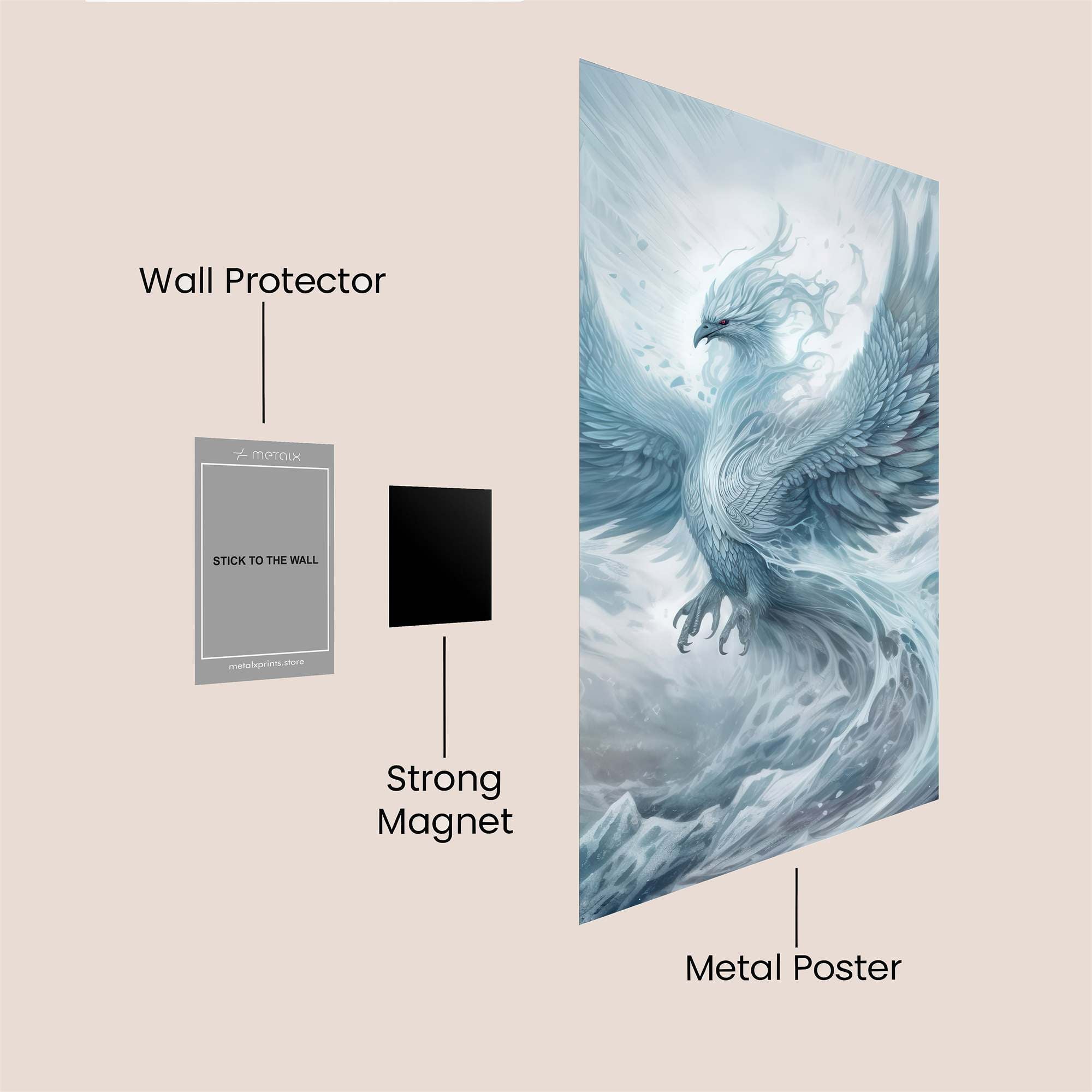 Phoenix Serenity Safe Wall Magnetic / M