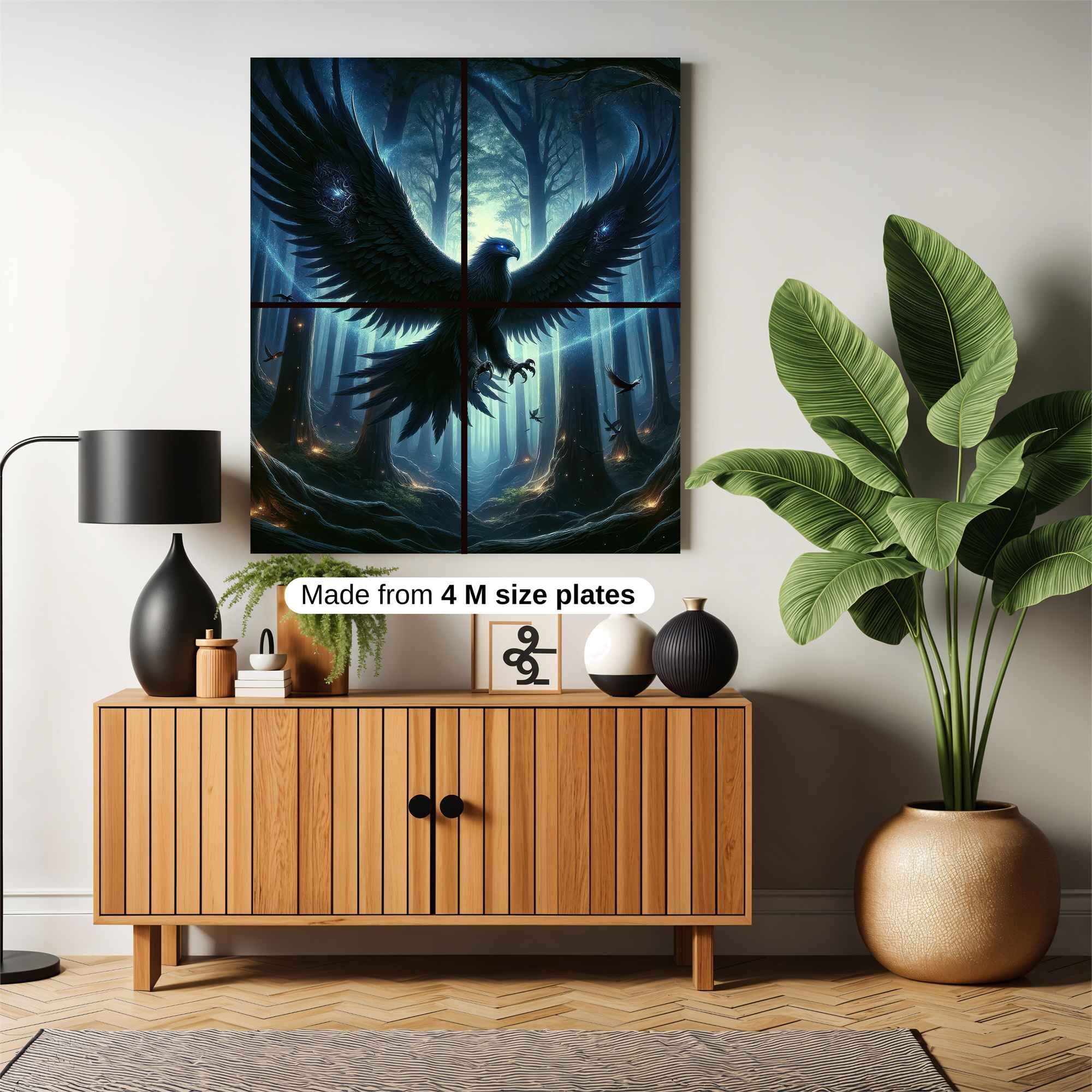 Mystic Raven Safe Wall Magnetic / M
