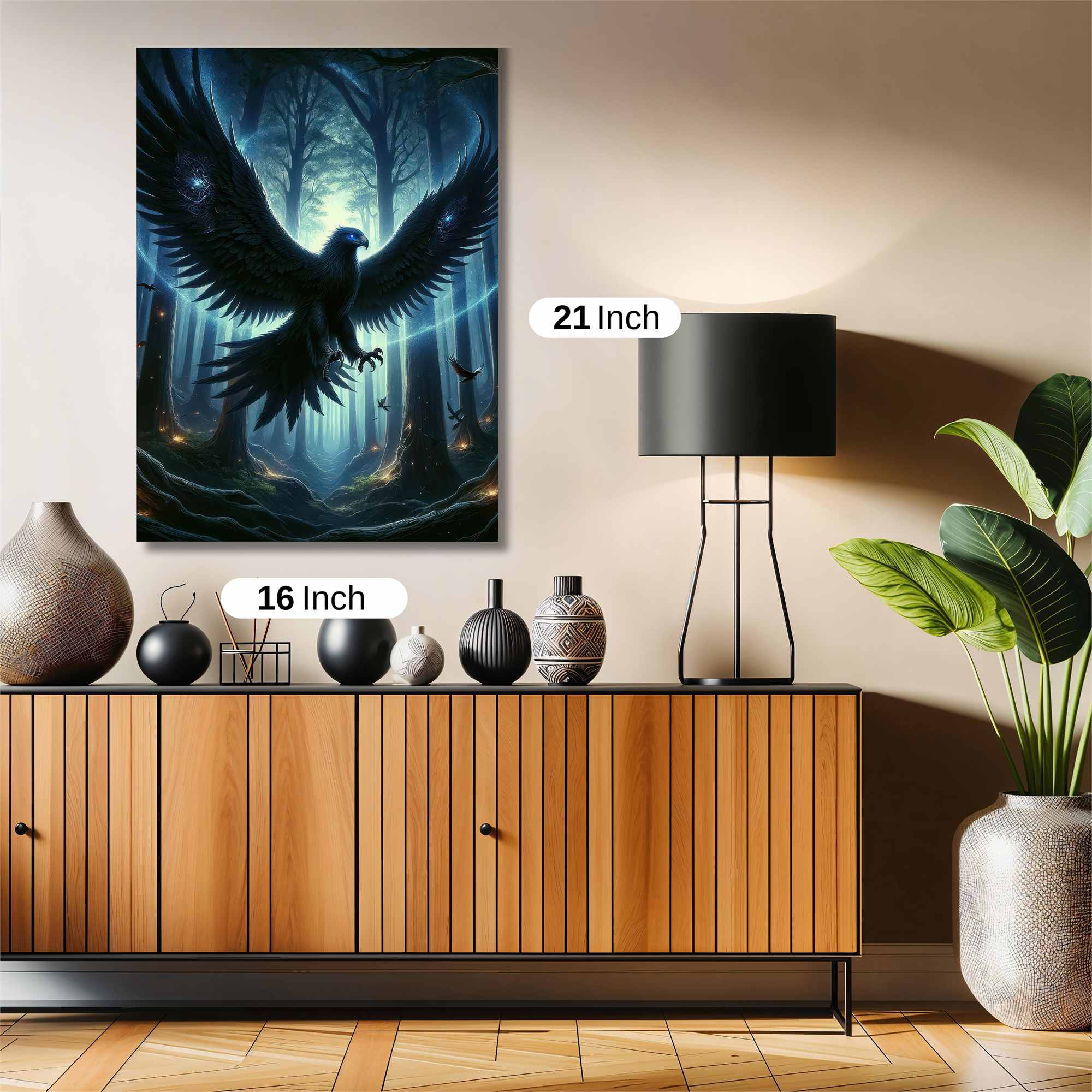 Mystic Raven Safe Wall Magnetic / M