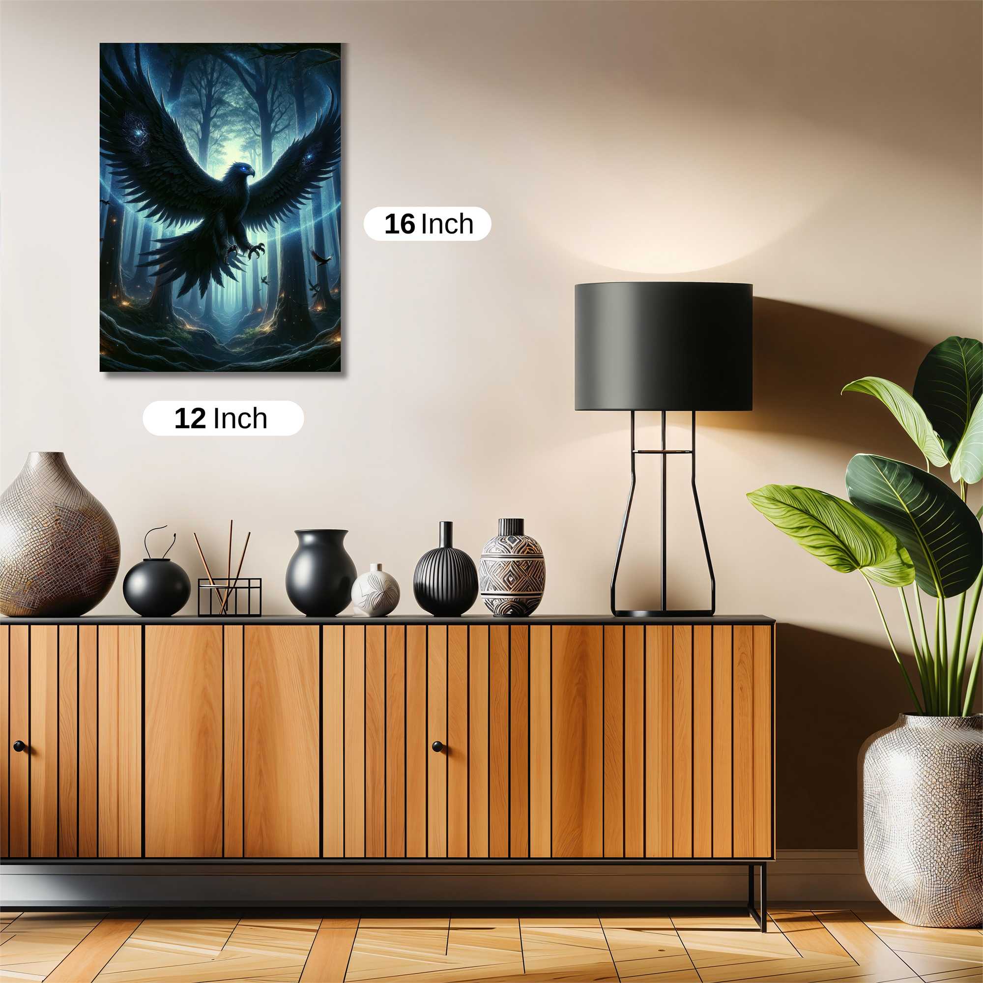 Mystic Raven Safe Wall Magnetic / M