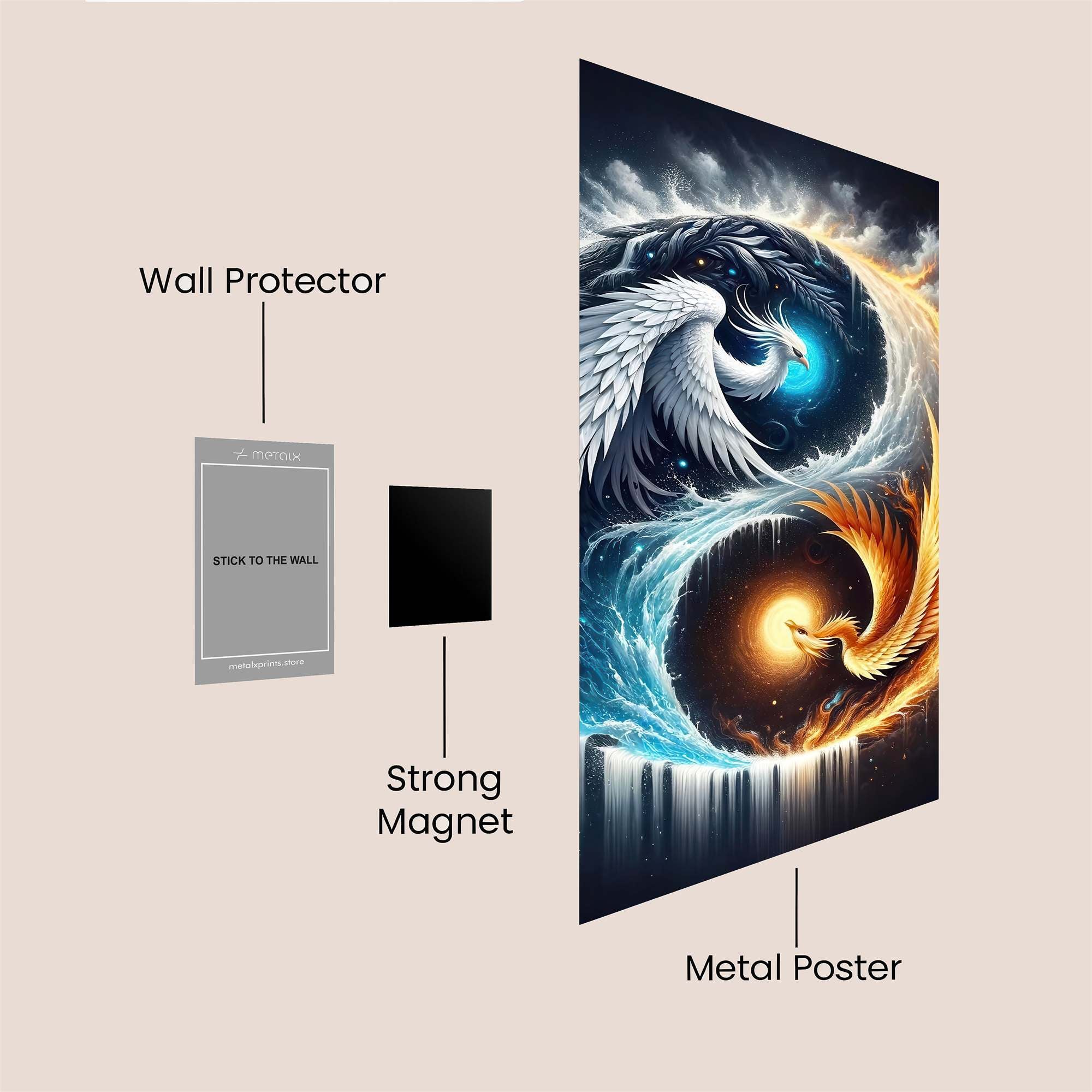Phoenix Duality Safe Wall Magnetic / M