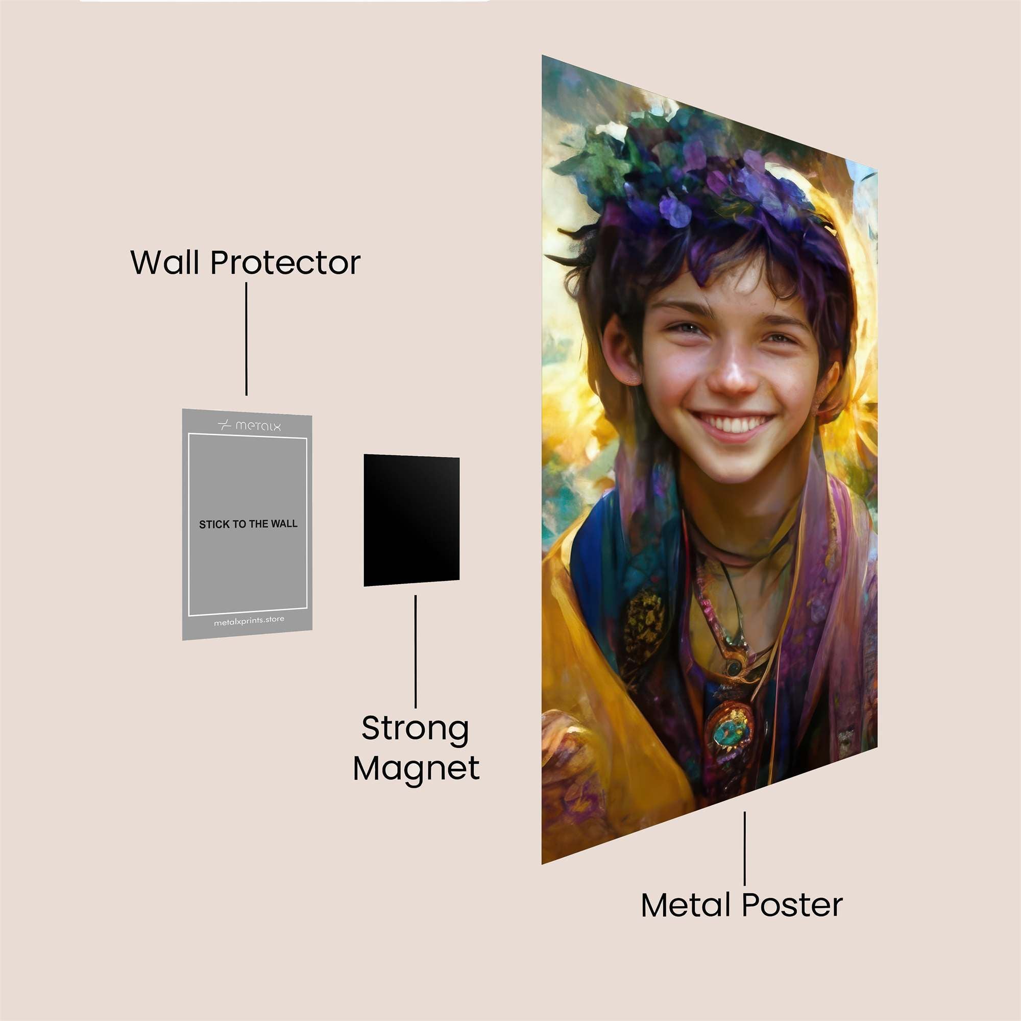 Fairy Whimsy Safe Wall Magnetic / M