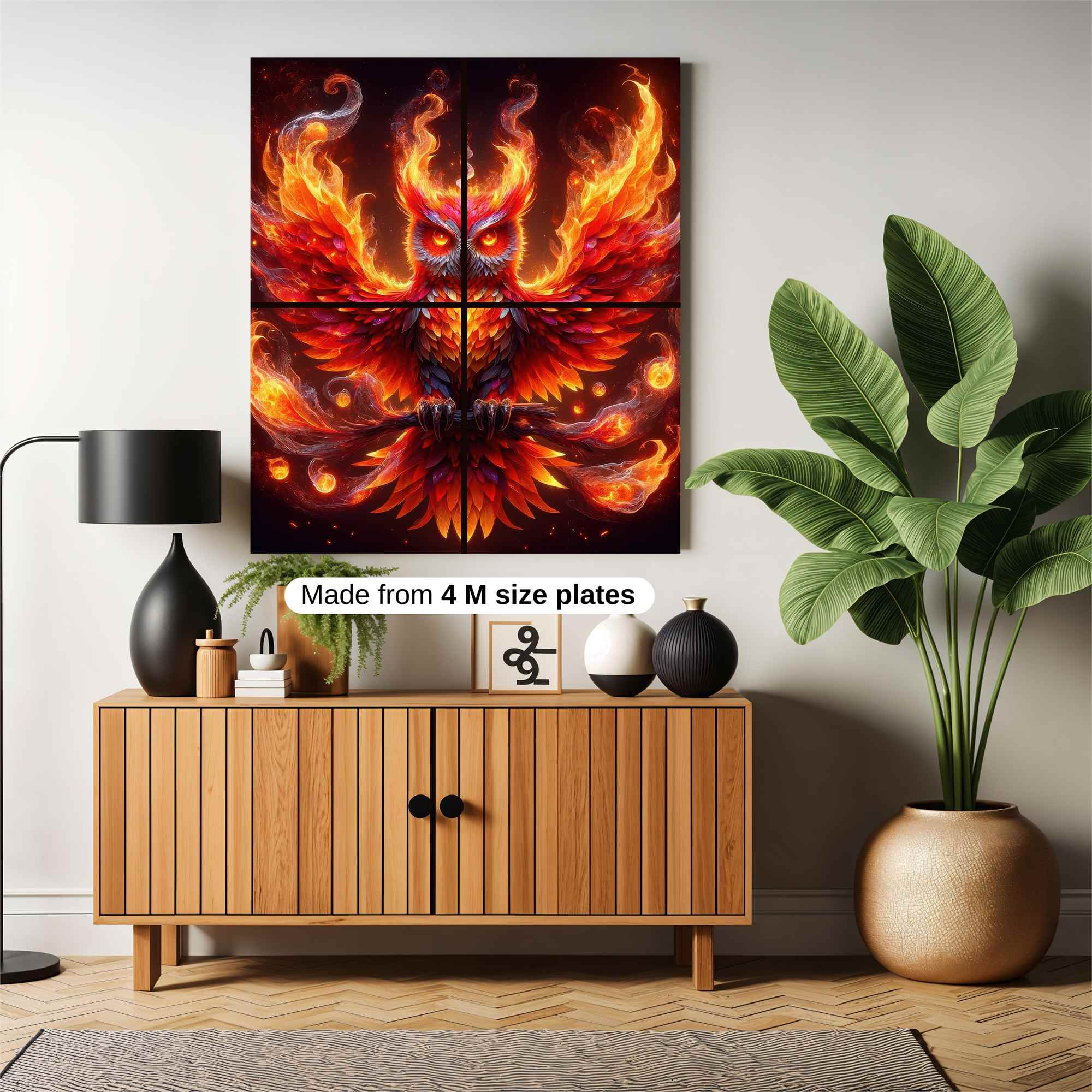 Phoenix Blaze Safe Wall Magnetic / M