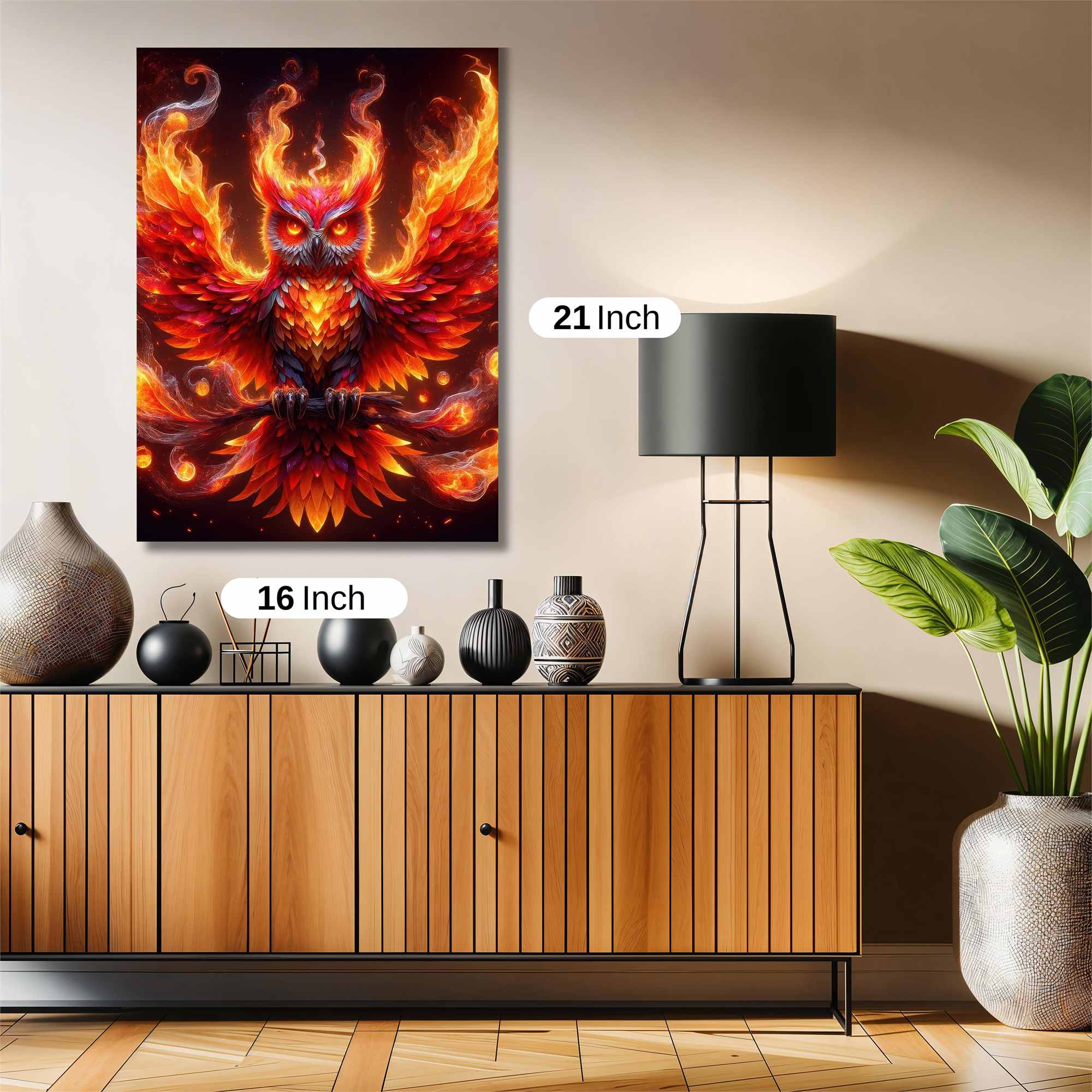 Phoenix Blaze Safe Wall Magnetic / M
