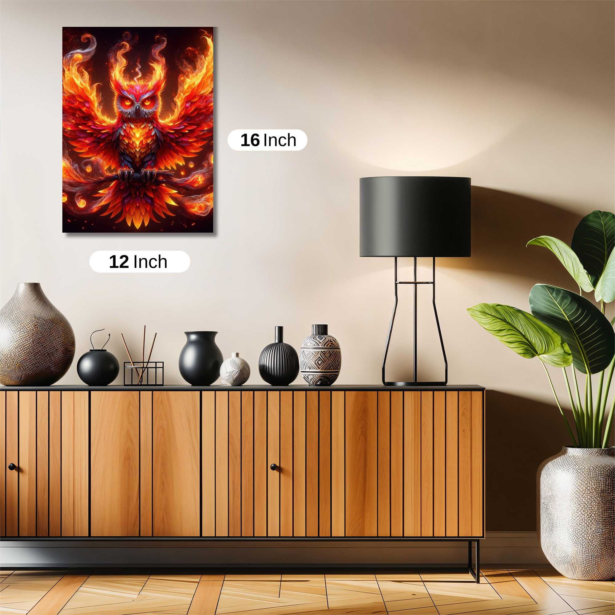 Phoenix Blaze Safe Wall Magnetic / M