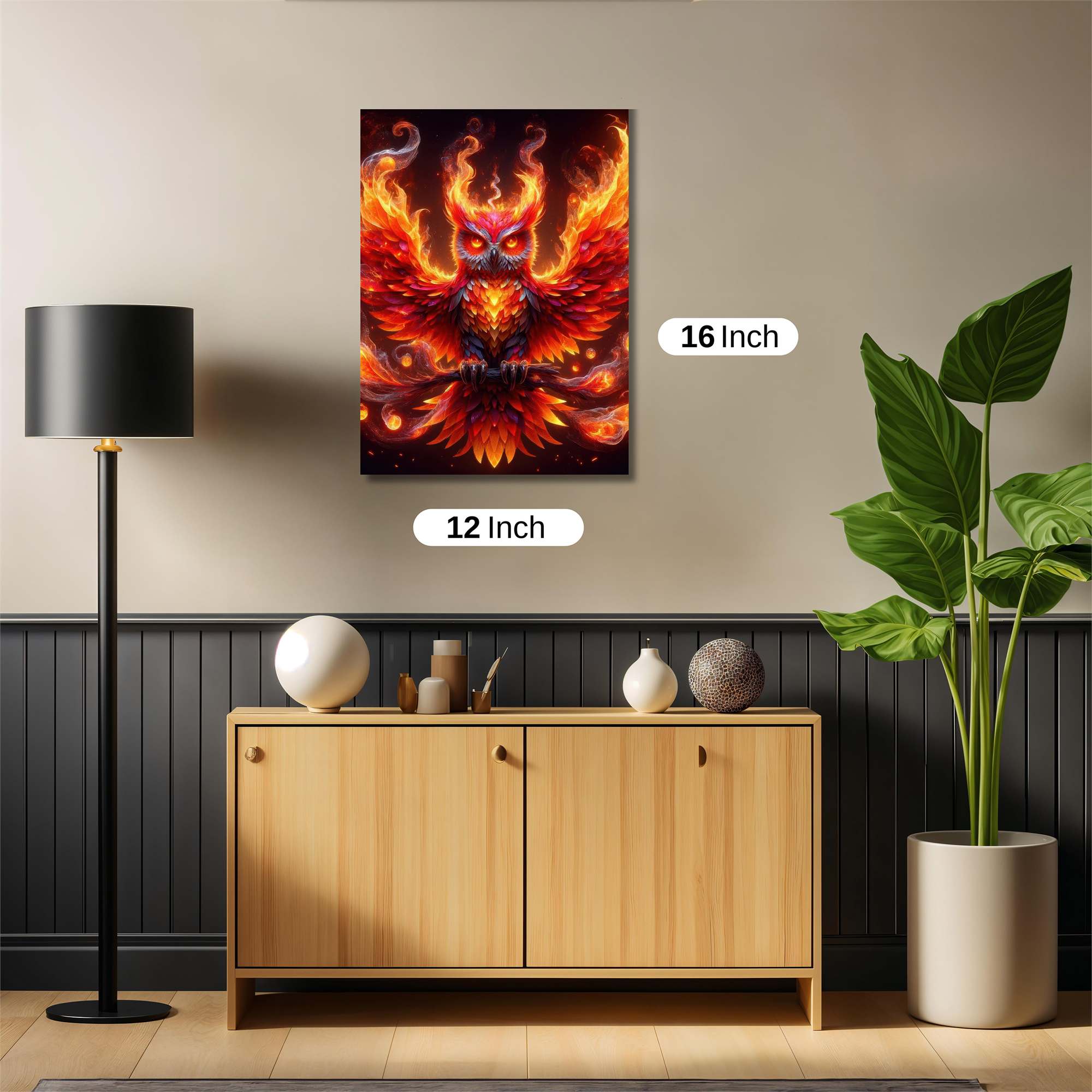 Phoenix Blaze Safe Wall Magnetic / M