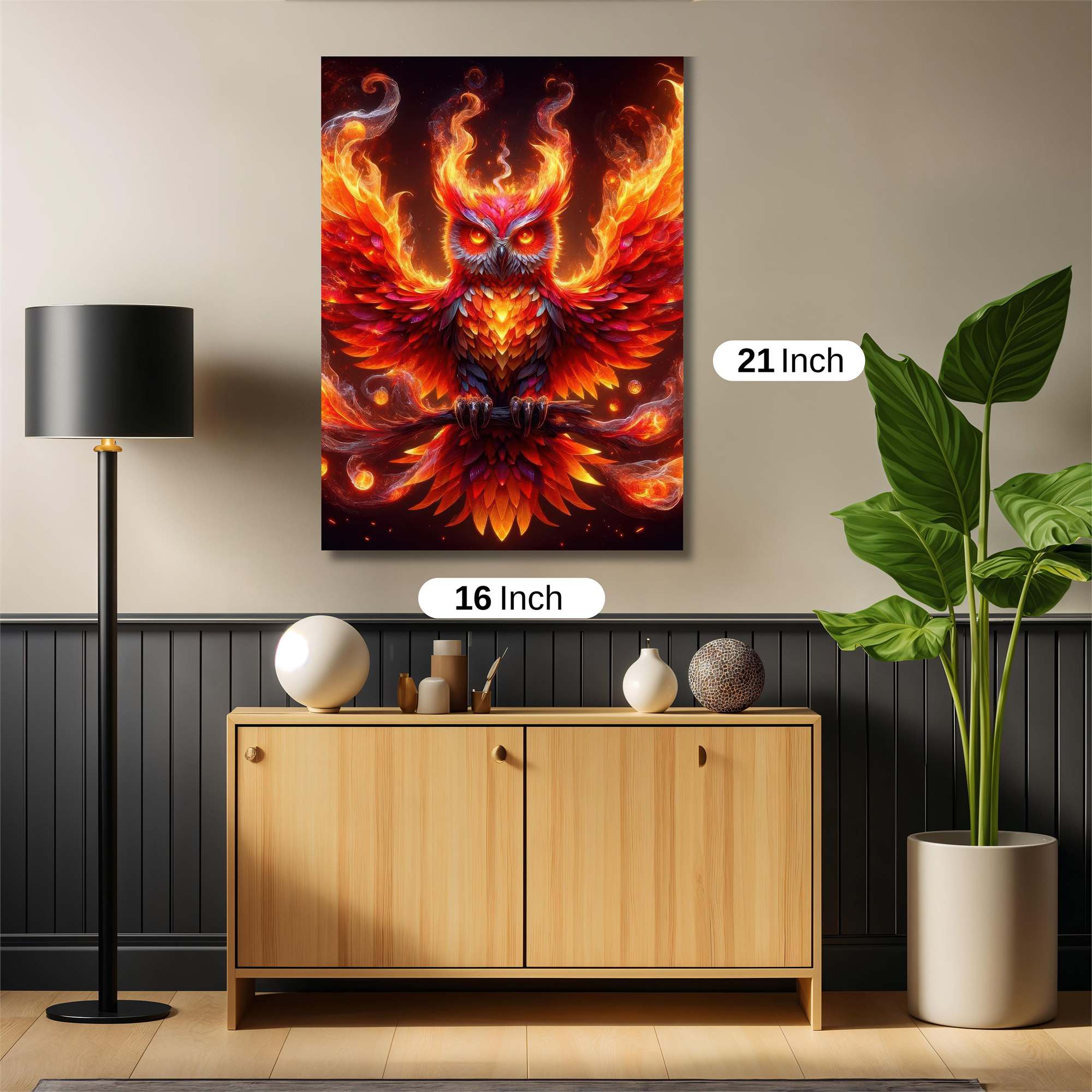 Phoenix Blaze Safe Wall Magnetic / M