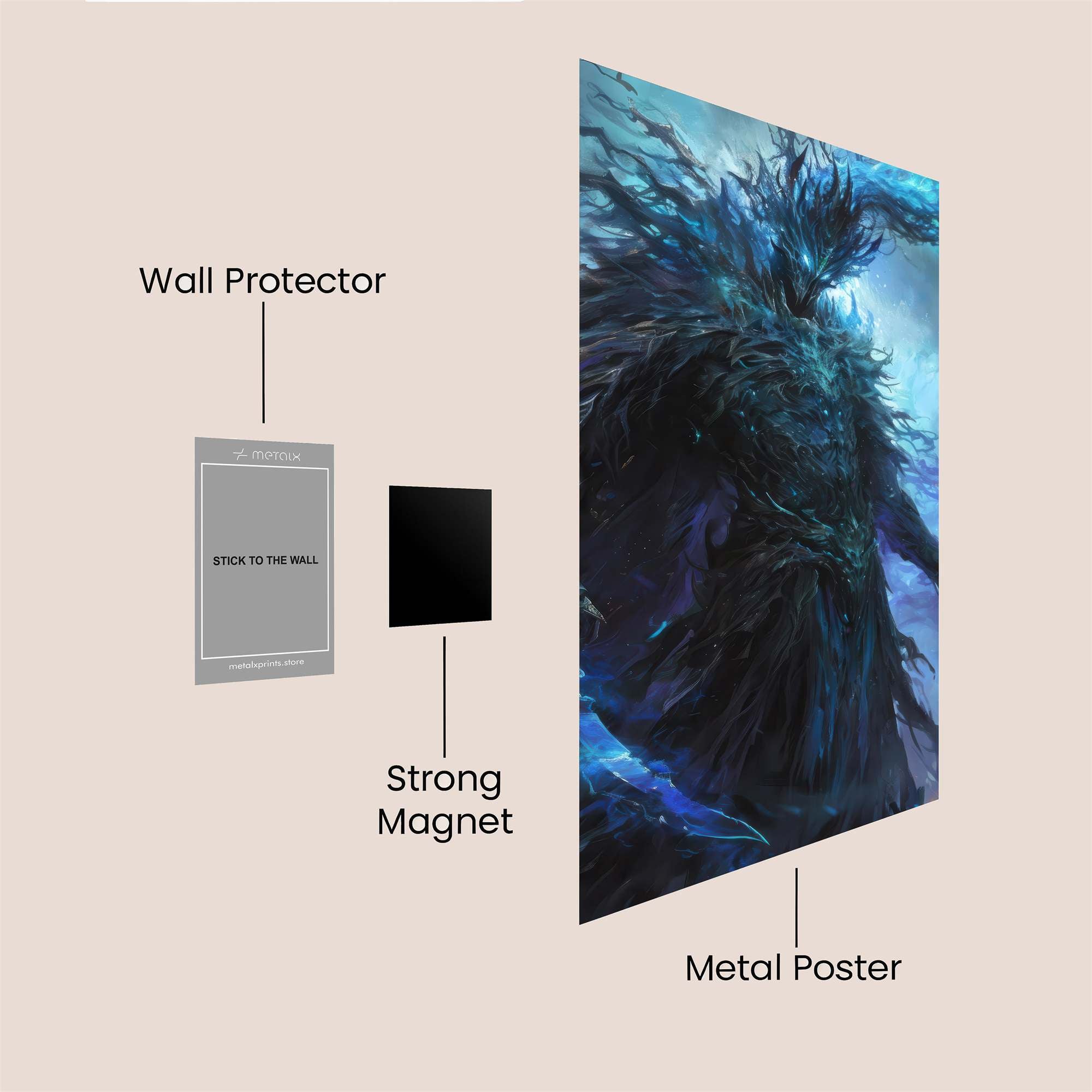 Specter Eerie Safe Wall Magnetic / M