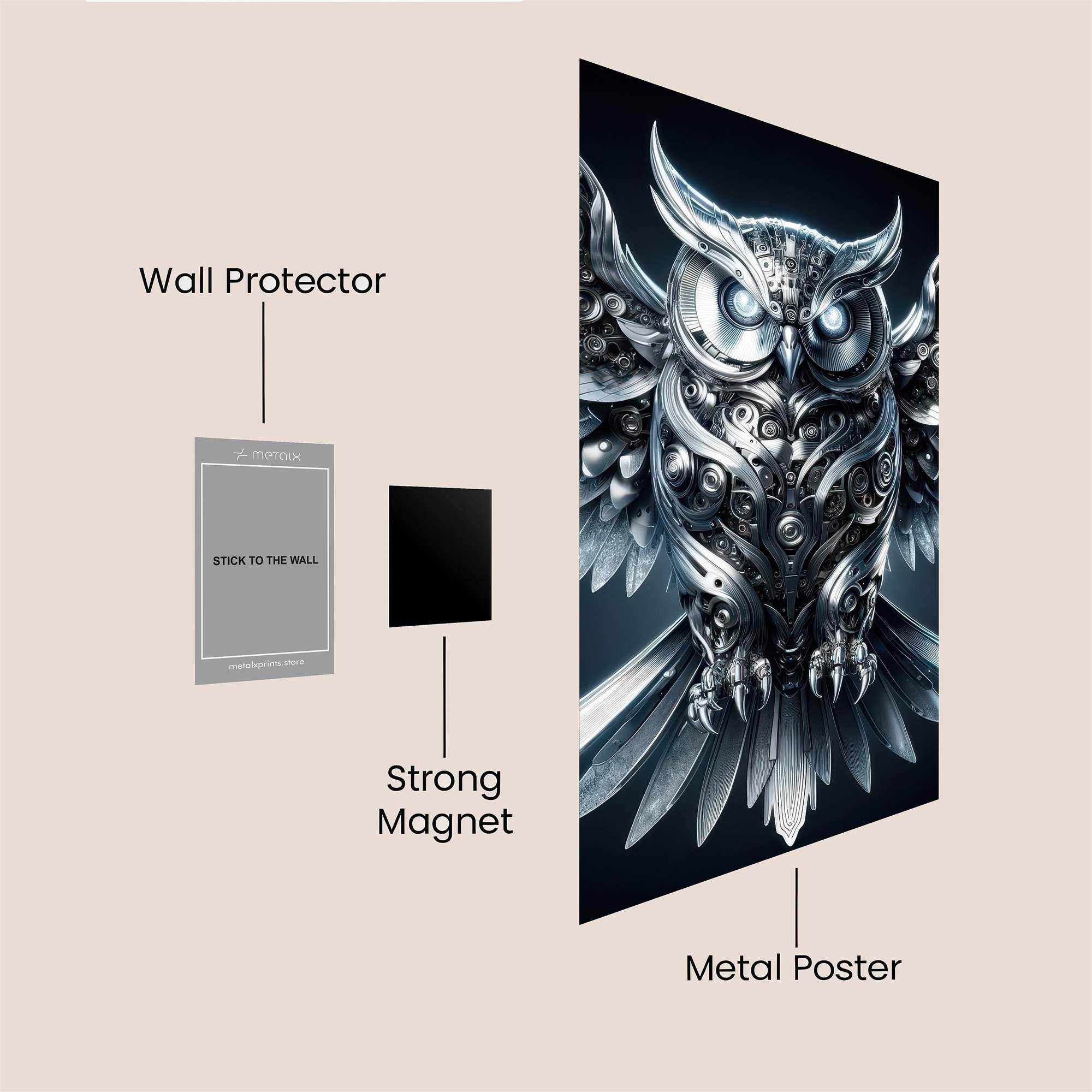 Mechanical Majesty Safe Wall Magnetic / M