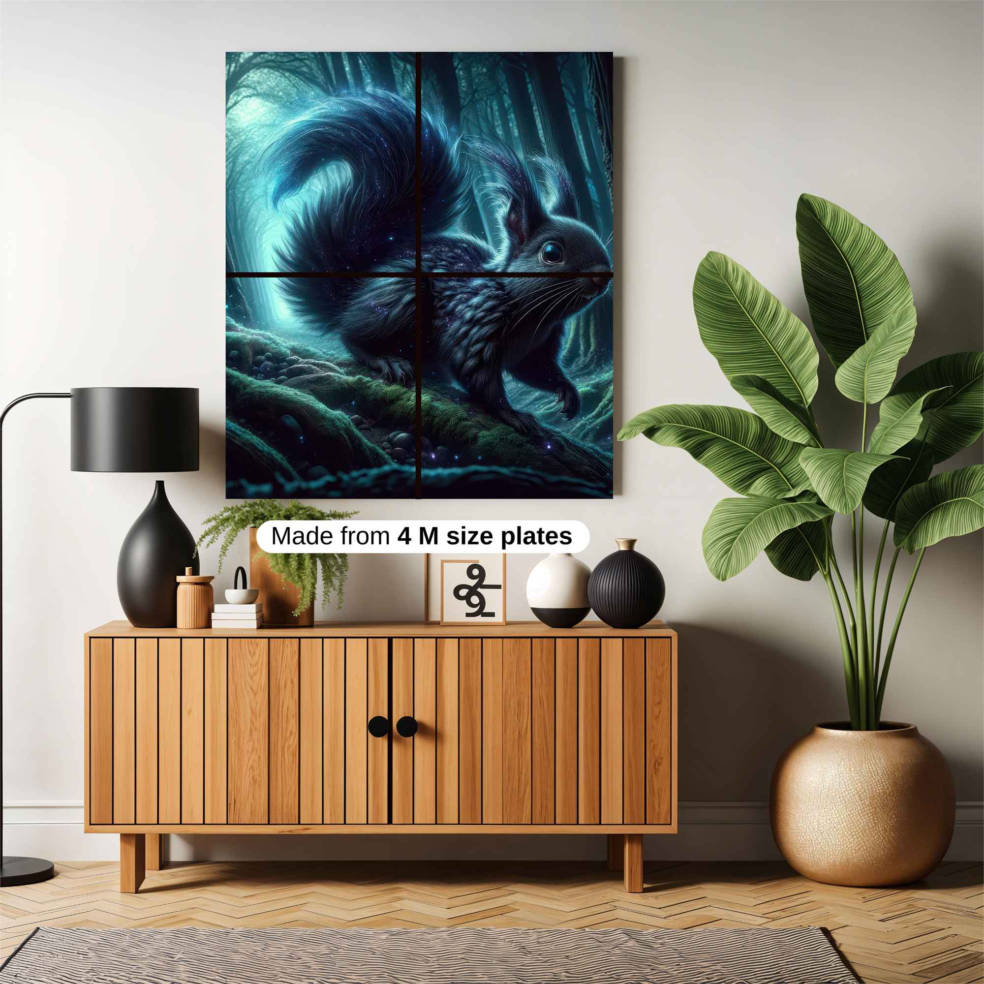 Mystic Squirrel Safe Wall Magnetic / M