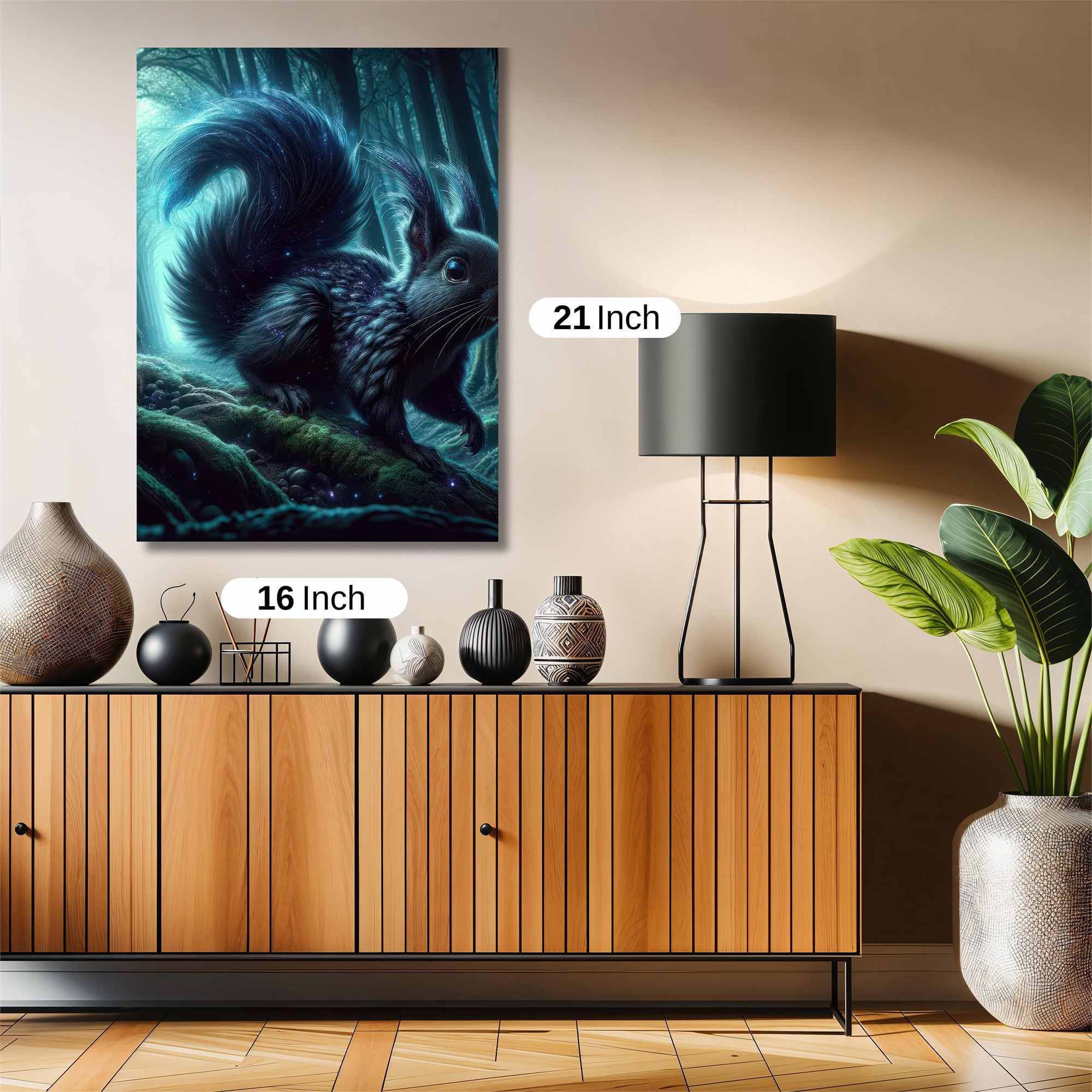 Mystic Squirrel Safe Wall Magnetic / M